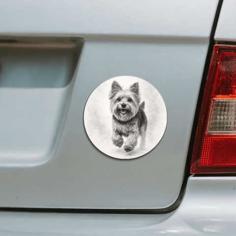Charcoal - Personalized Car Magnet - Featured Image
