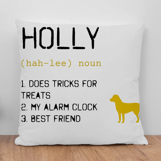 Definition of my dog - Personalized Pillow
