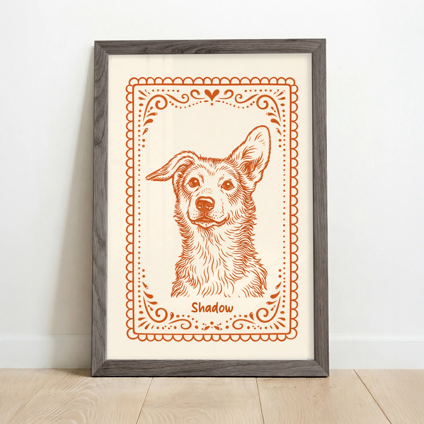 Framed Poster UK oak copy