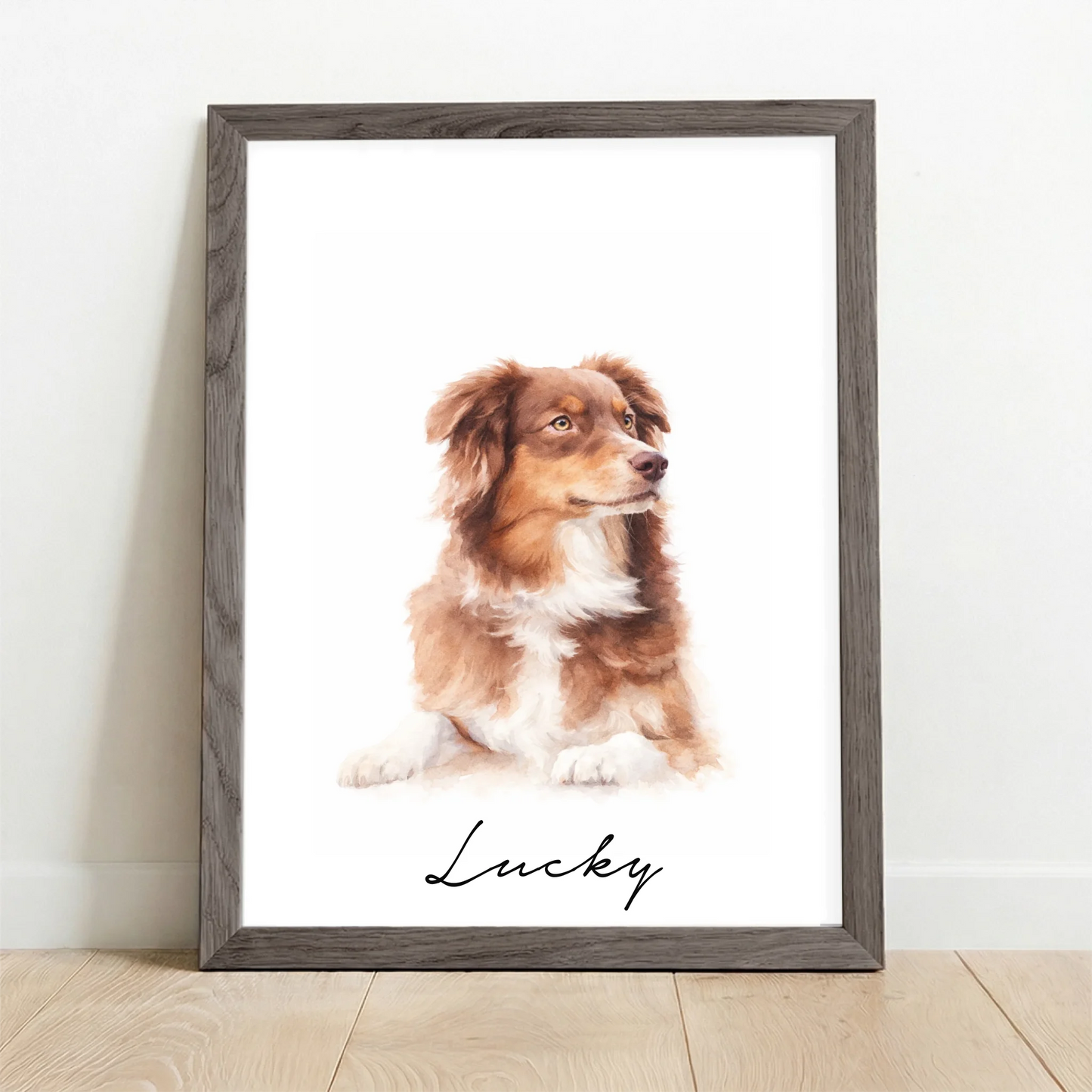 Framed Poster UK oak