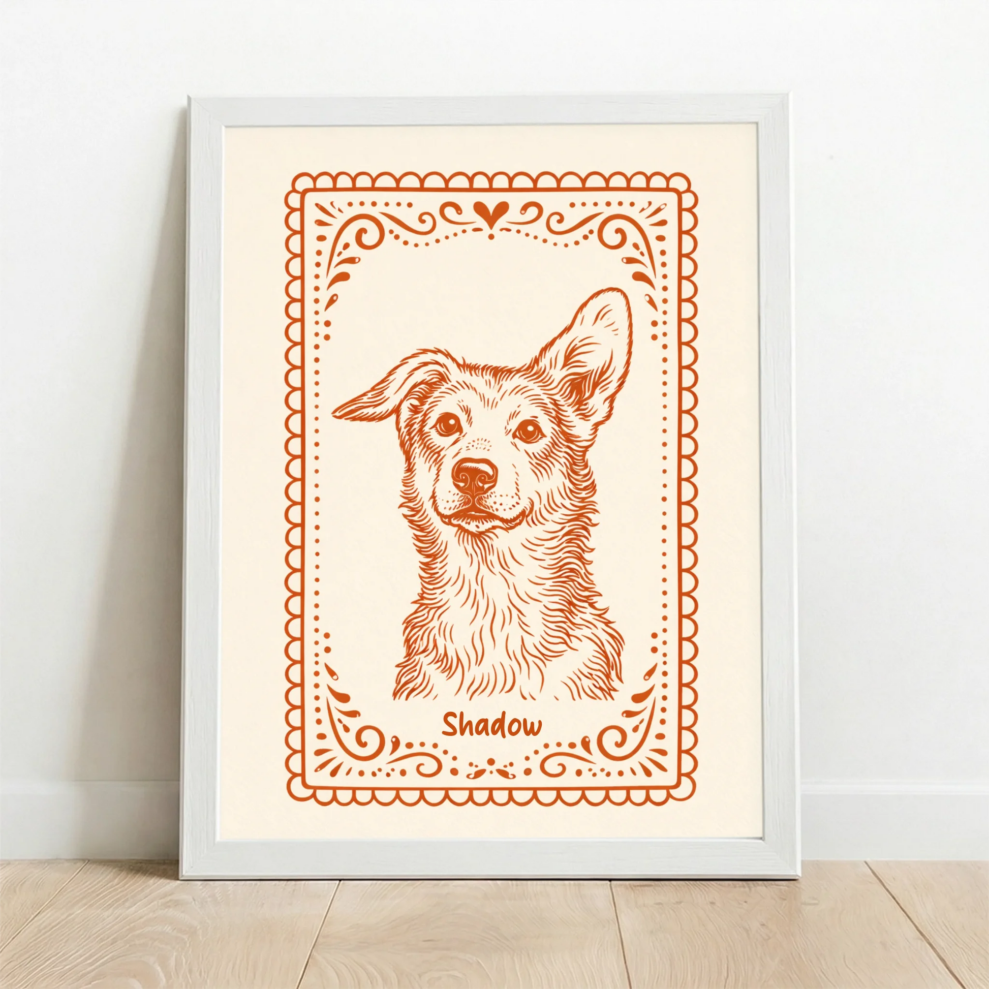 Framed Poster white