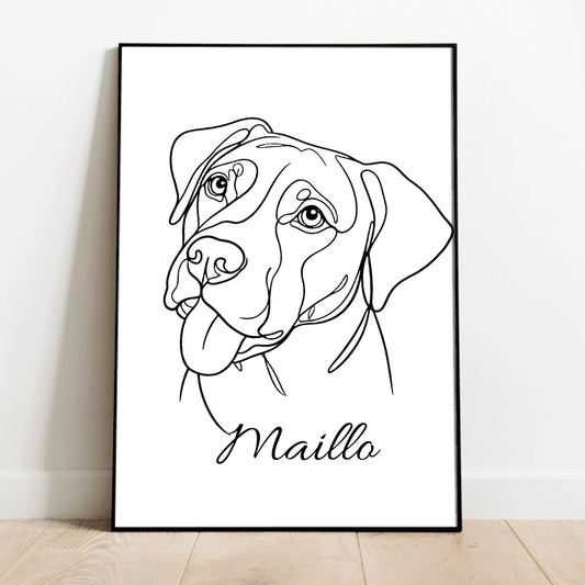 Lineart - Personalized Poster