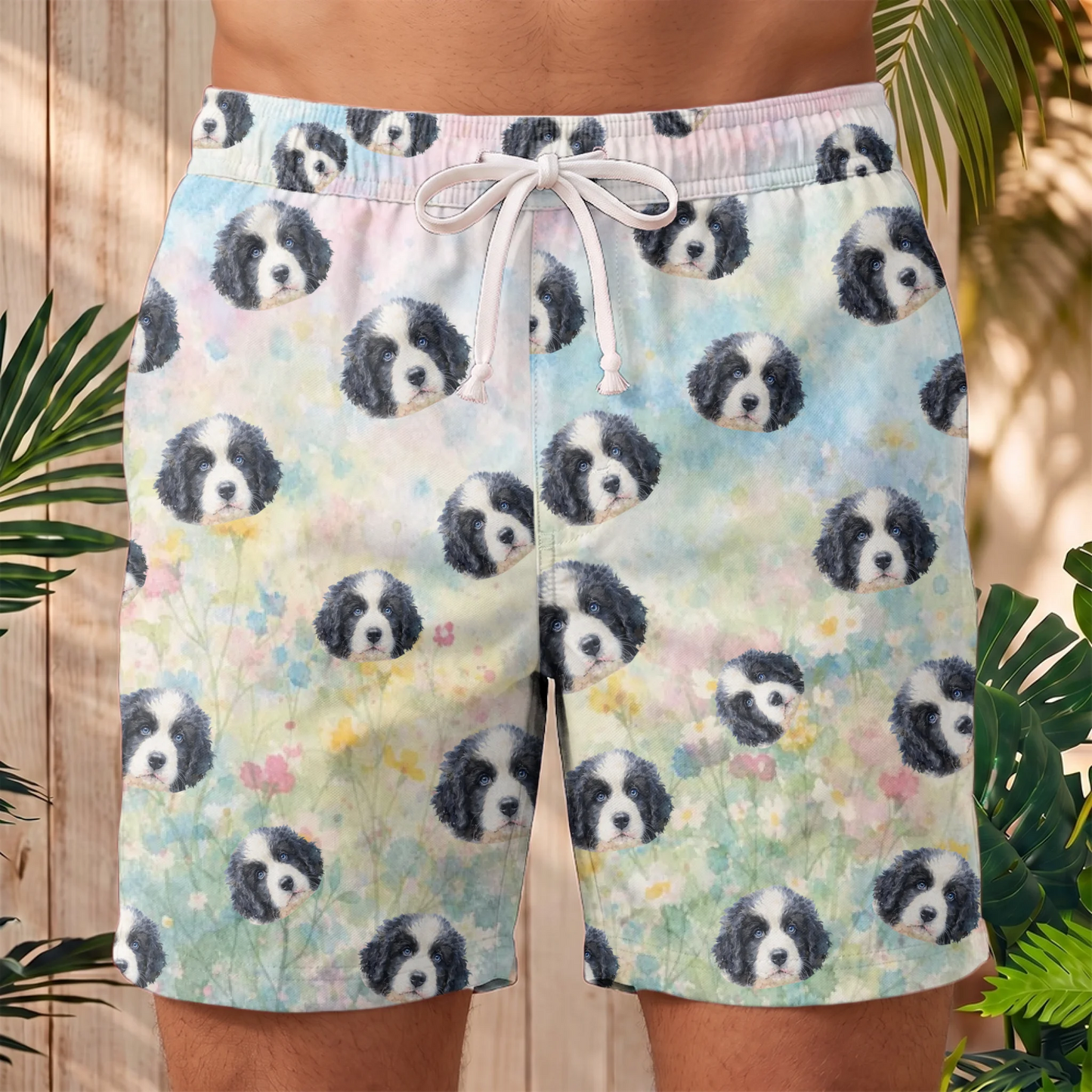 Watercolor - Personalized Swim Shorts