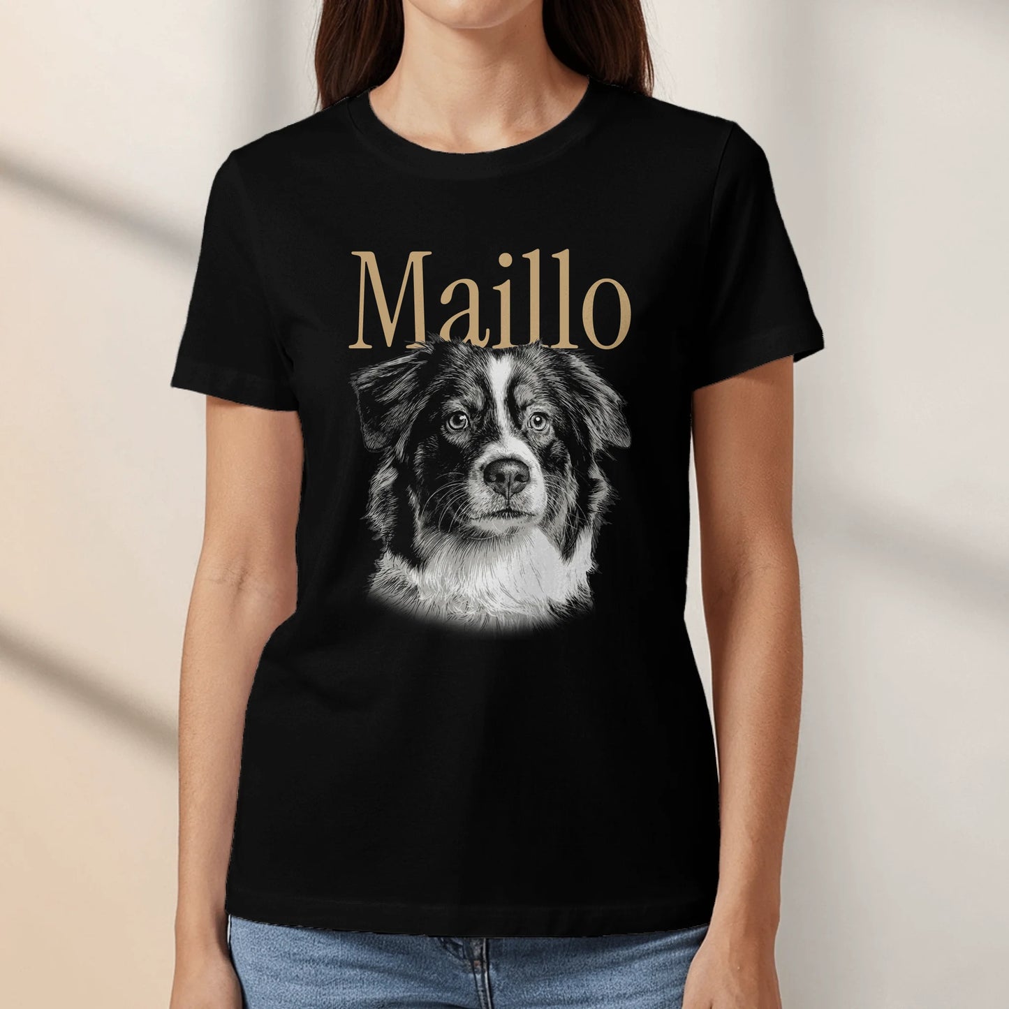 Pencil Portrait - Personalized T-Shirt