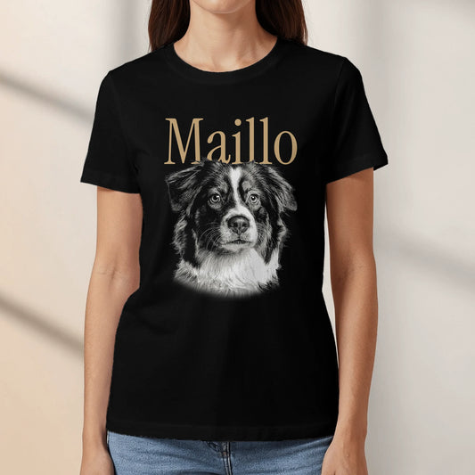 Pencil Portrait - Personalized T-Shirt