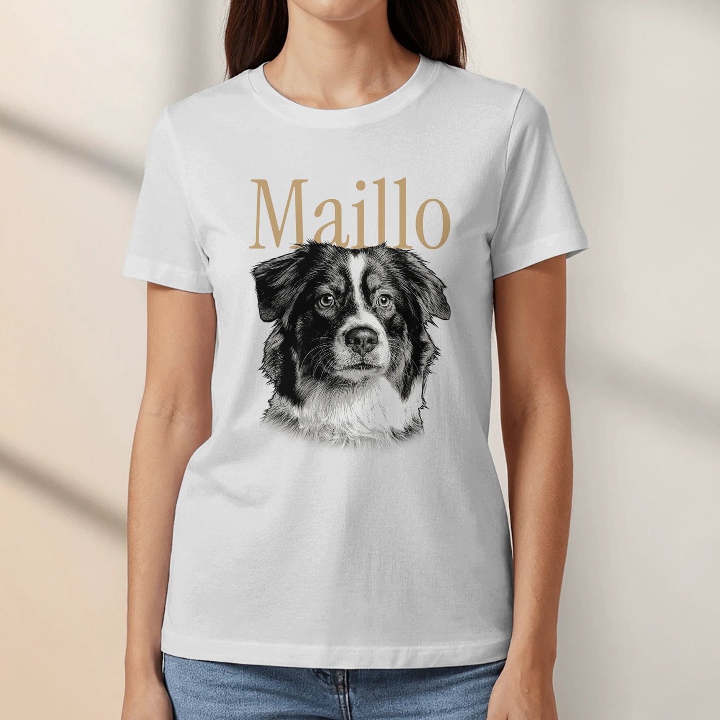Pencil Portrait - Personalized T-Shirt