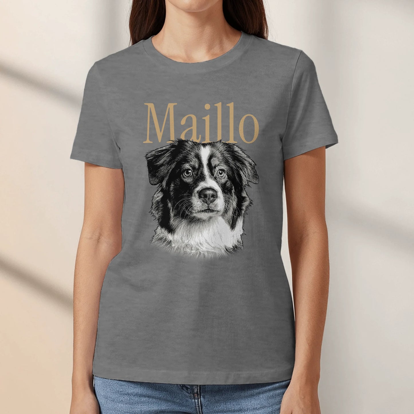 Pencil Portrait - Personalized T-Shirt