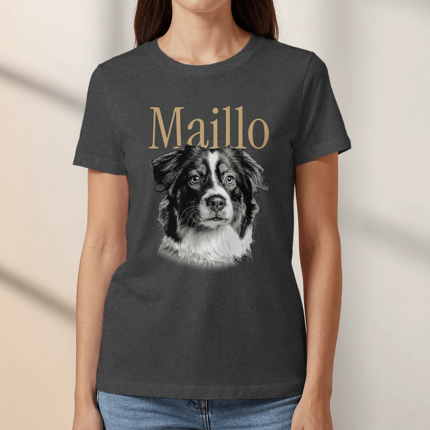 Pencil Portrait - Personalized T-Shirt