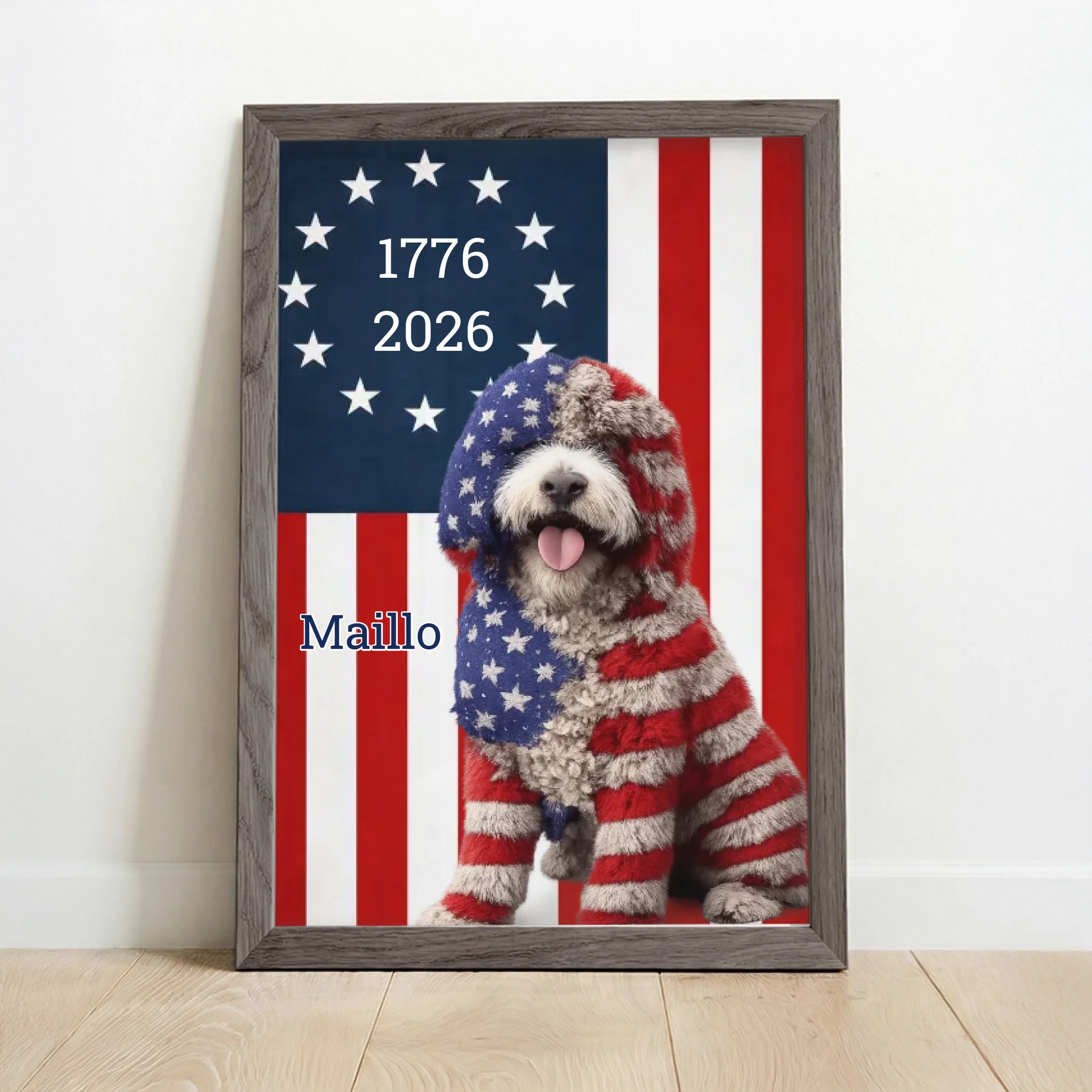 Framed Poster UK oak copy