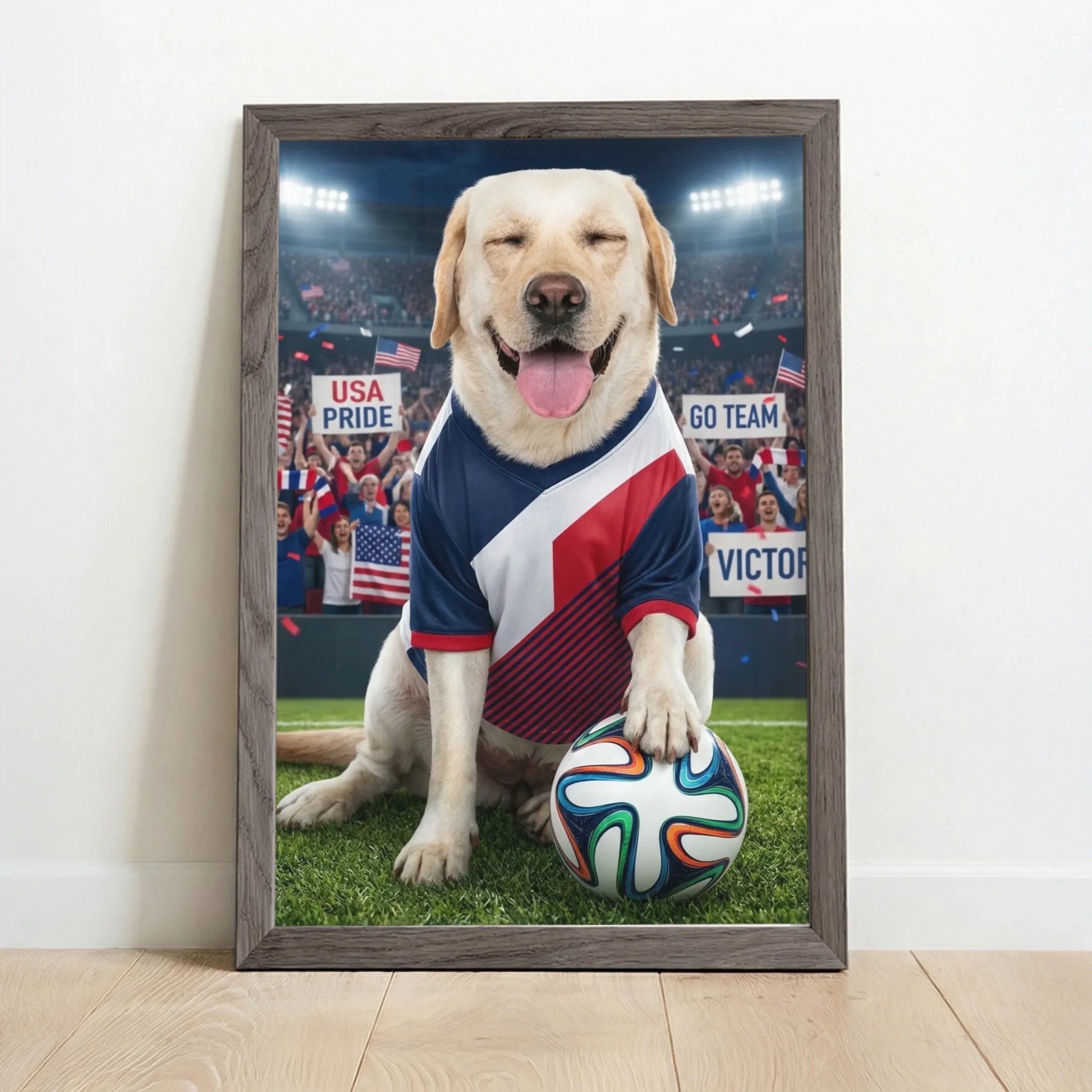 Framed Poster UK oak copy