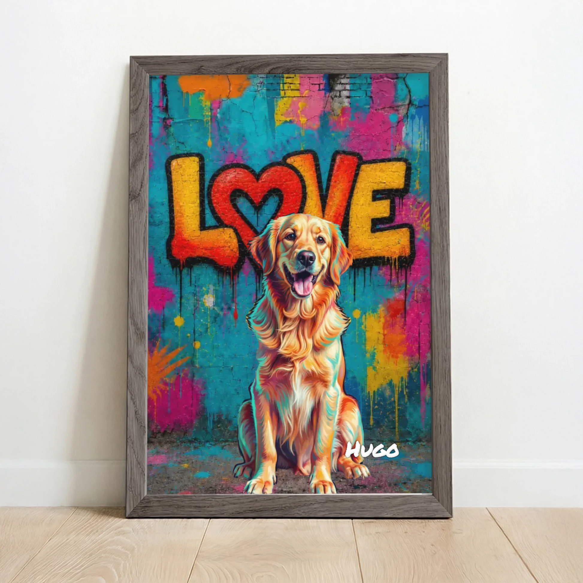 Framed Poster UK oak copy