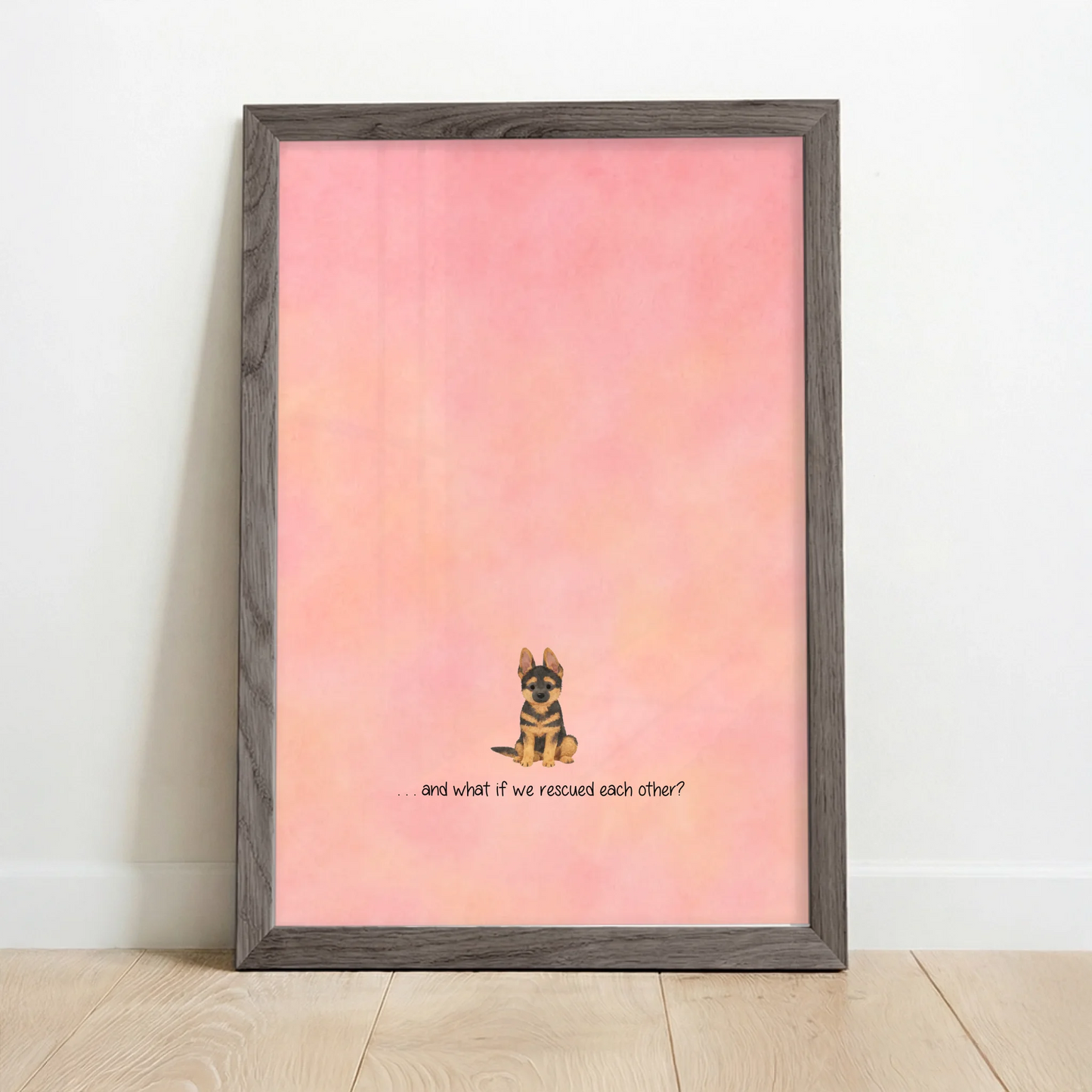 Framed Poster UK oak copy