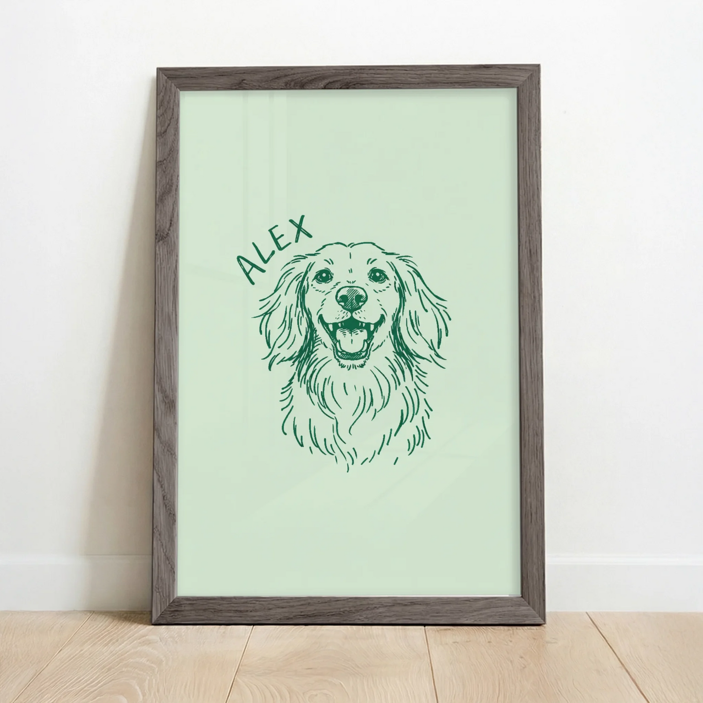 Framed Poster UK oak copy
