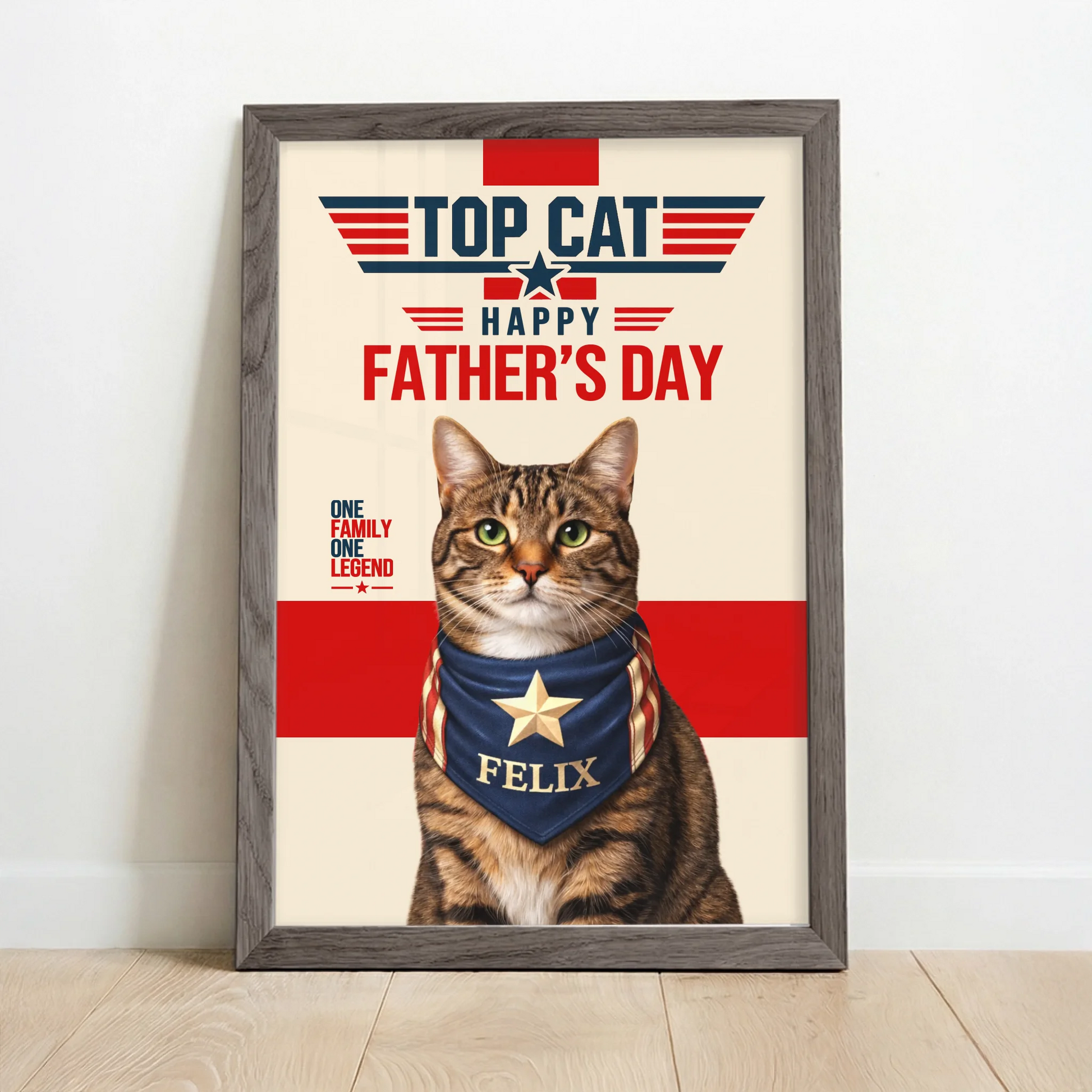 Framed Poster UK oak copy