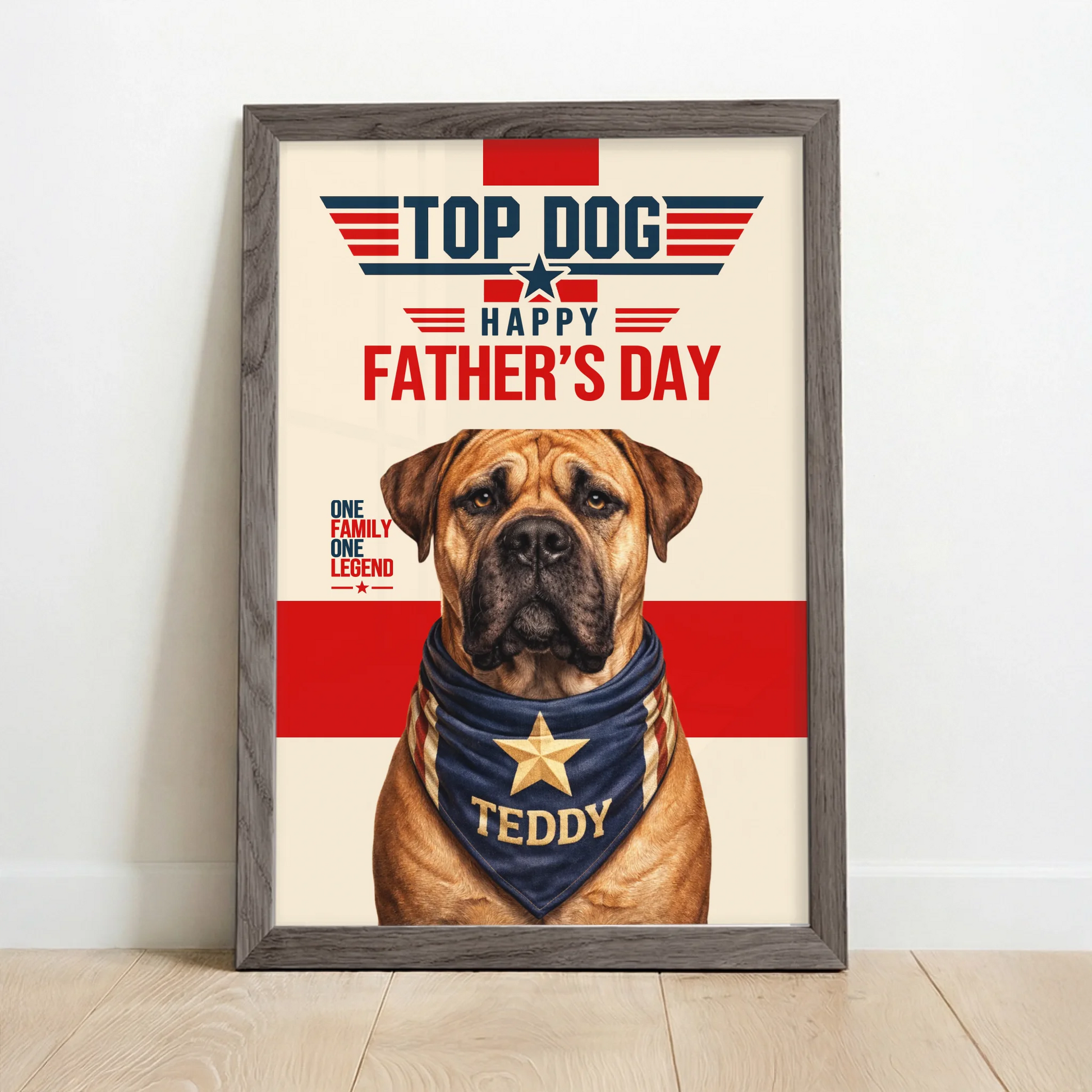 Framed Poster UK oak copy