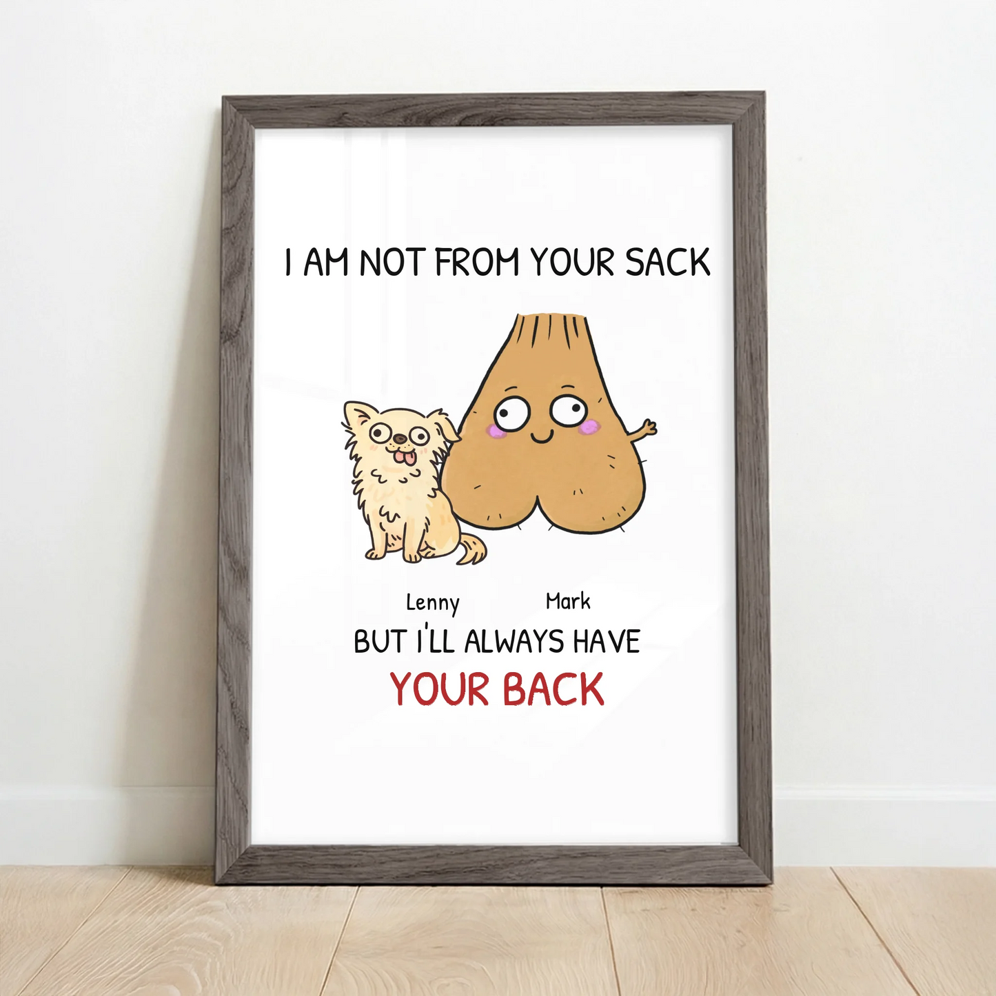Framed Poster UK oak copy