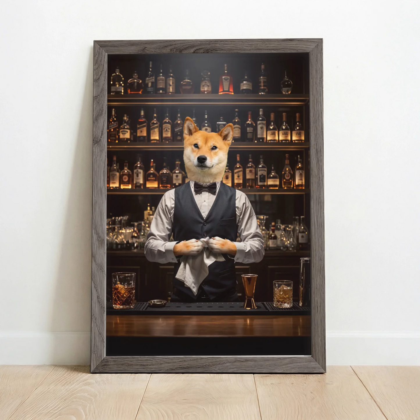 Framed Poster UK oak copy
