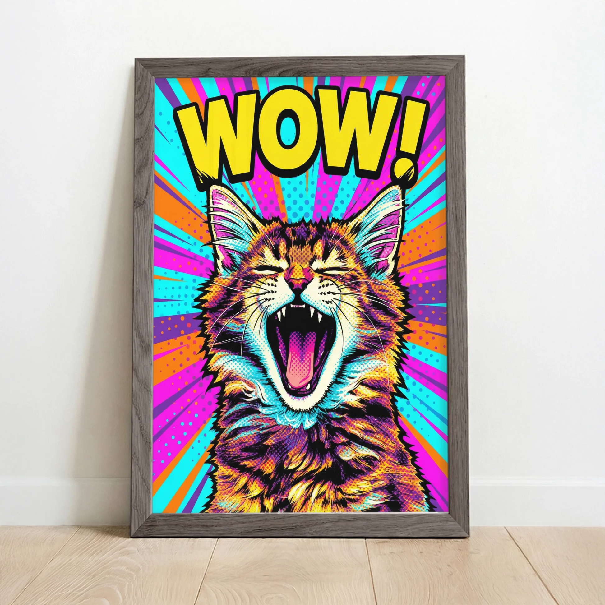 Framed Poster UK oak copy