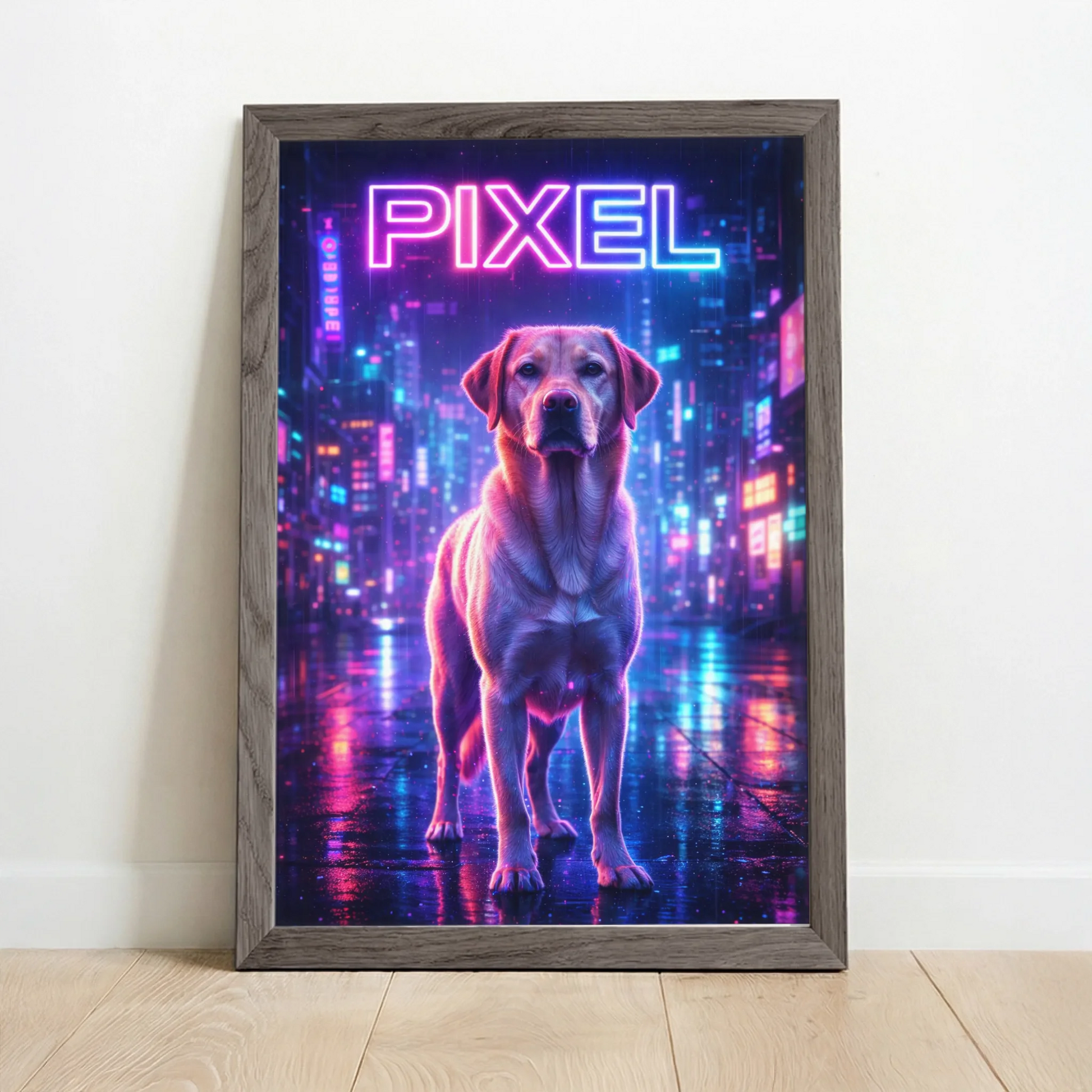 Framed Poster UK oak copy