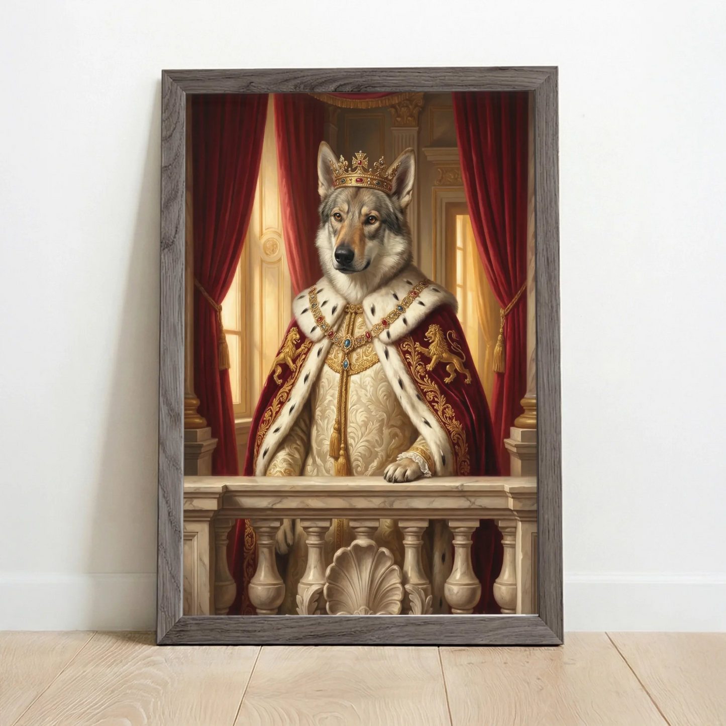 Framed Poster UK oak copy