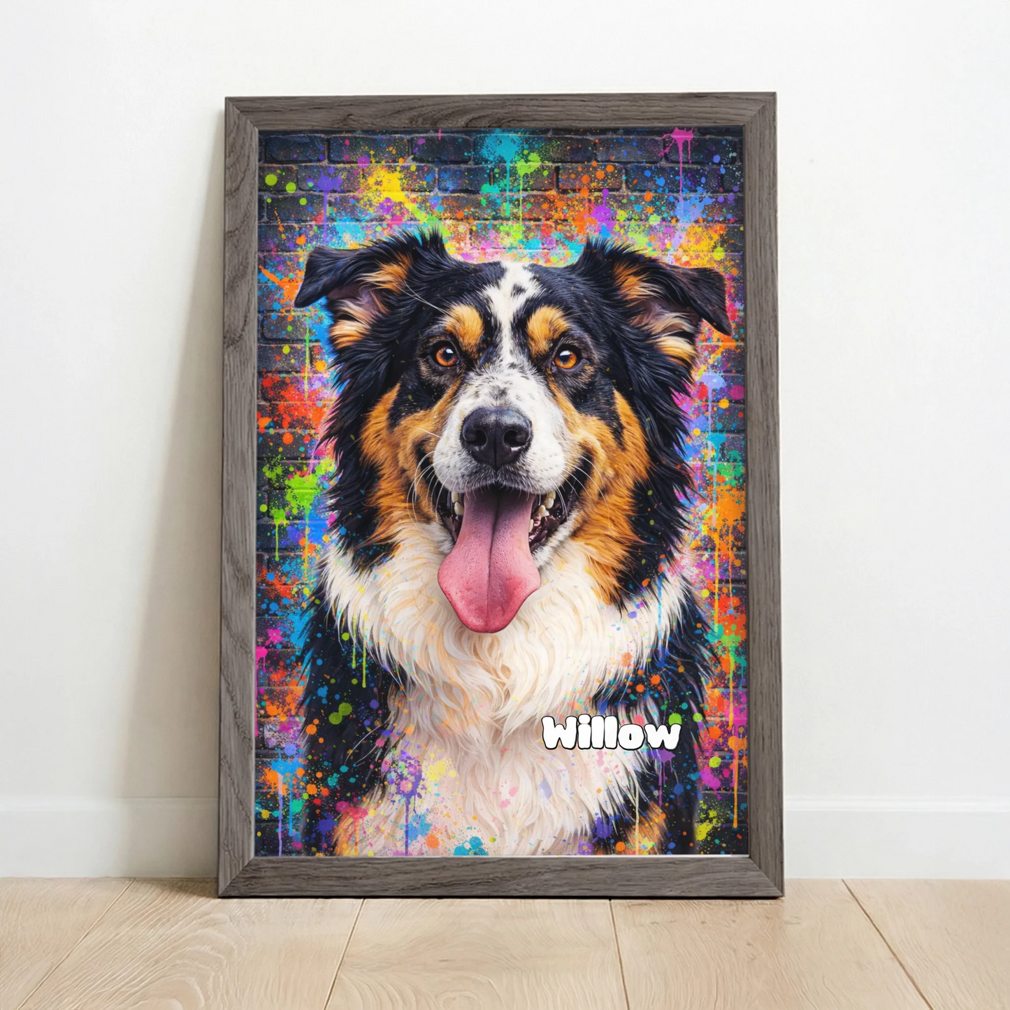 Framed Poster UK oak copy