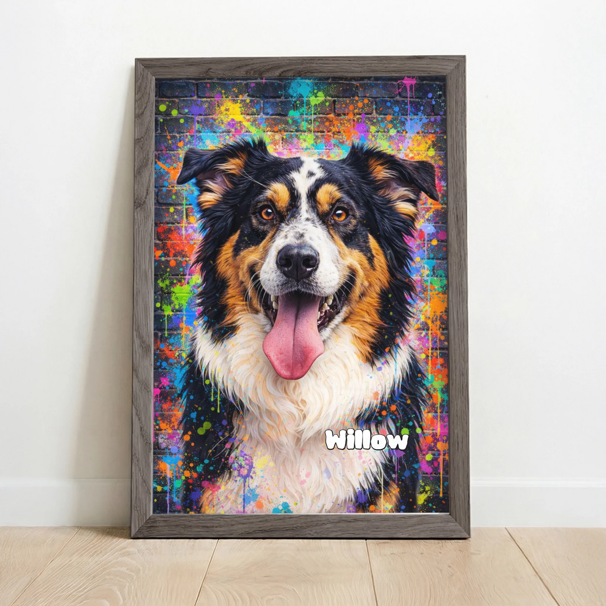 Framed Poster UK oak copy