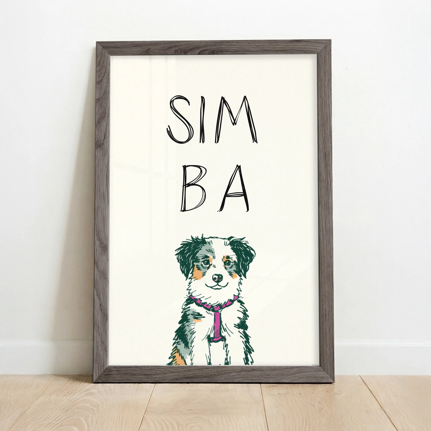 Framed Poster UK oak copy