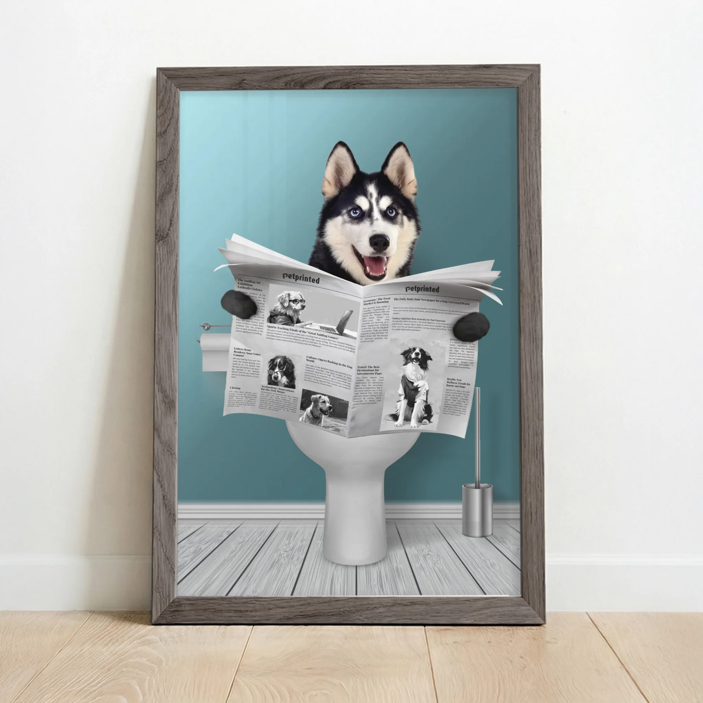 Framed Poster UK oak copy