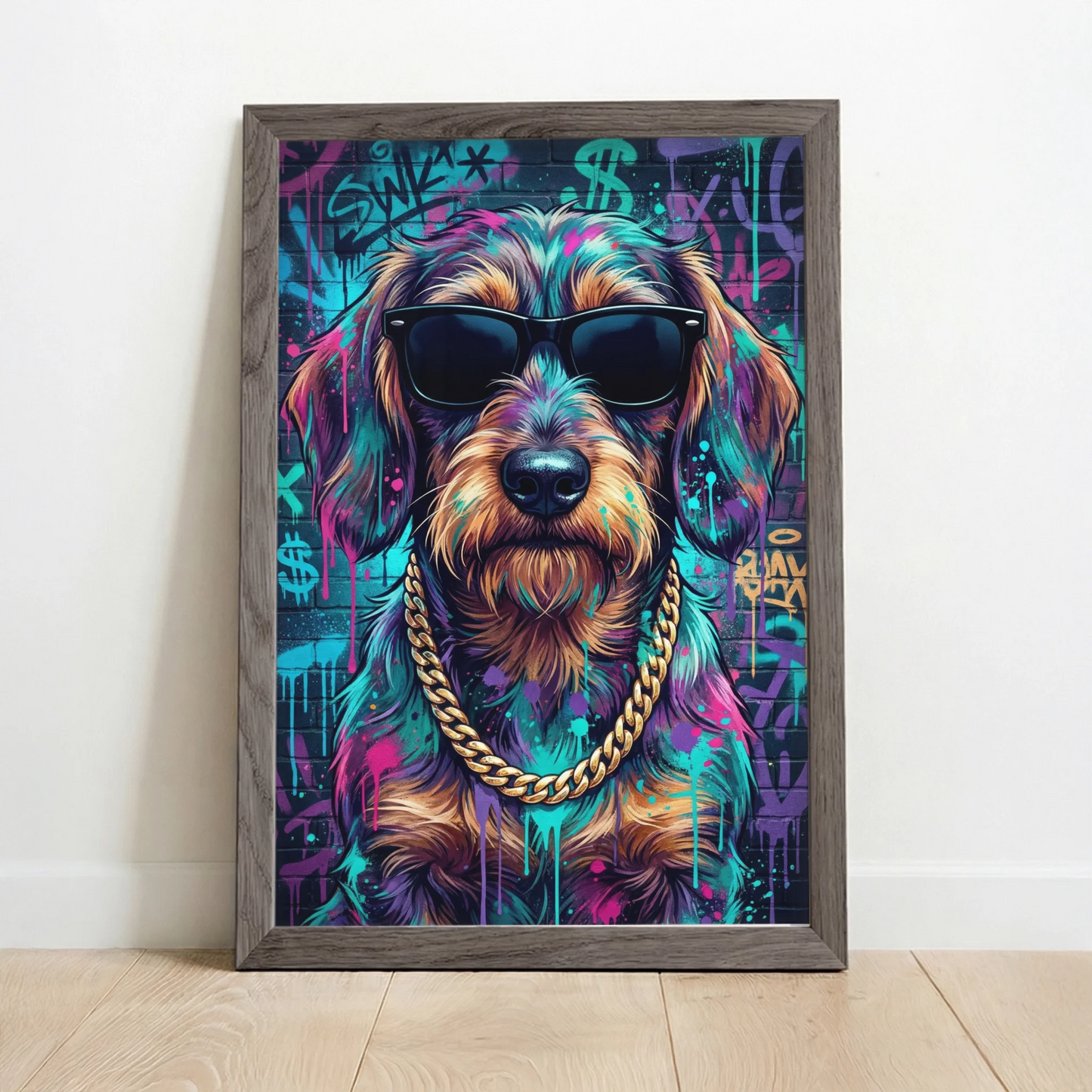 Framed Poster UK oak copy