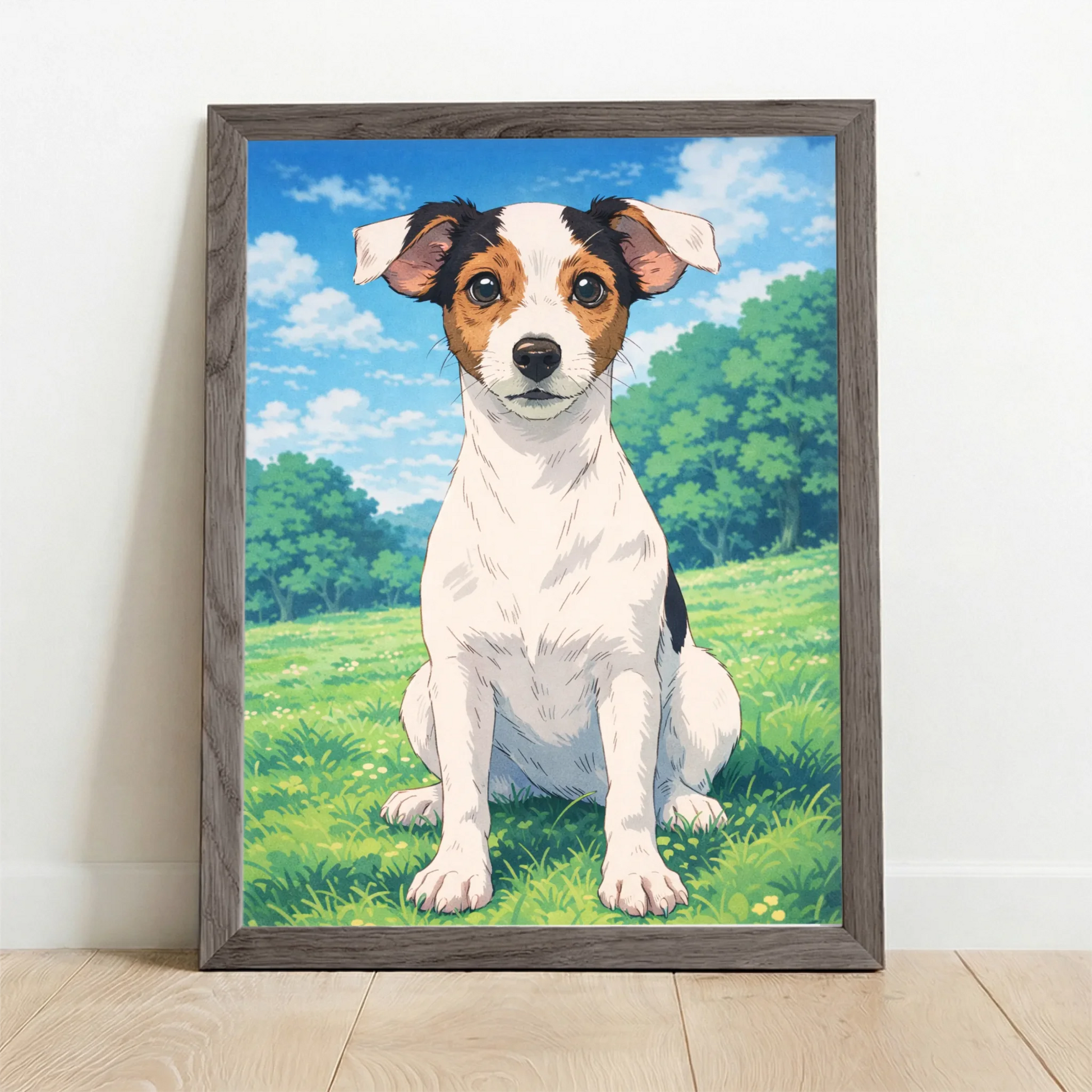 Framed Poster UK oak