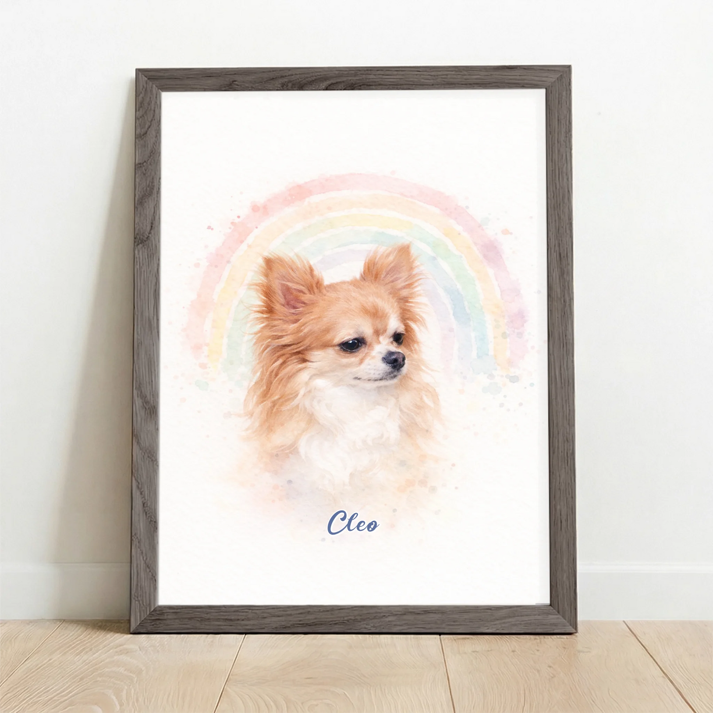 Framed Poster UK oak