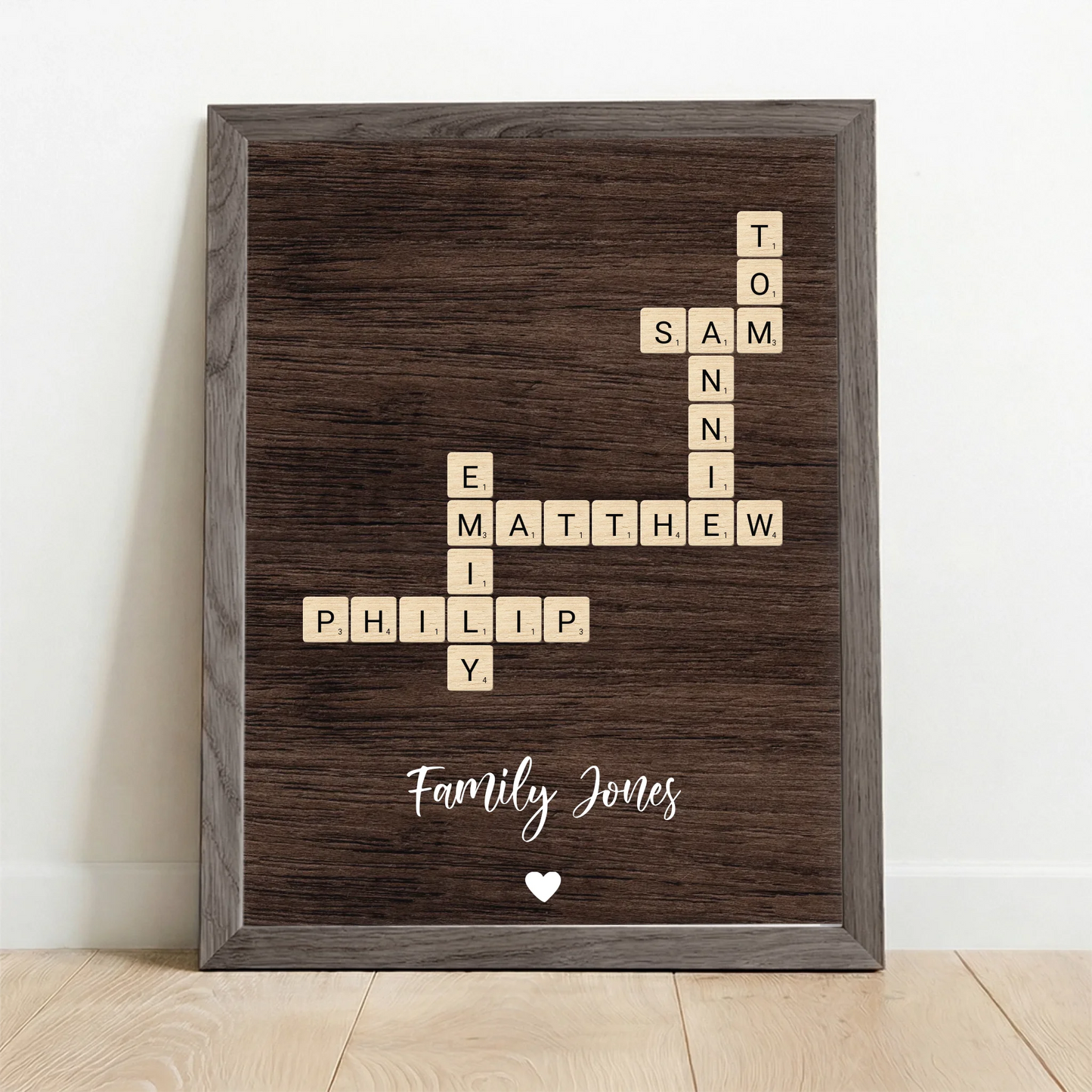 Framed Poster UK oak