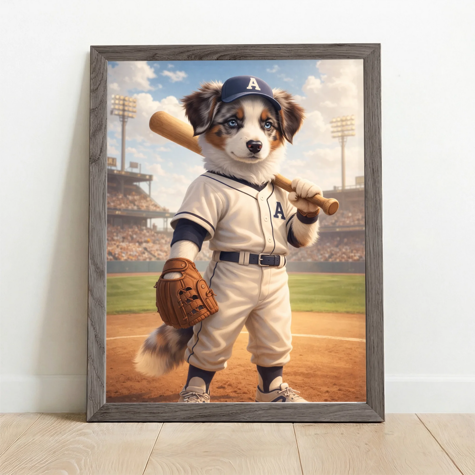 Framed Poster UK oak
