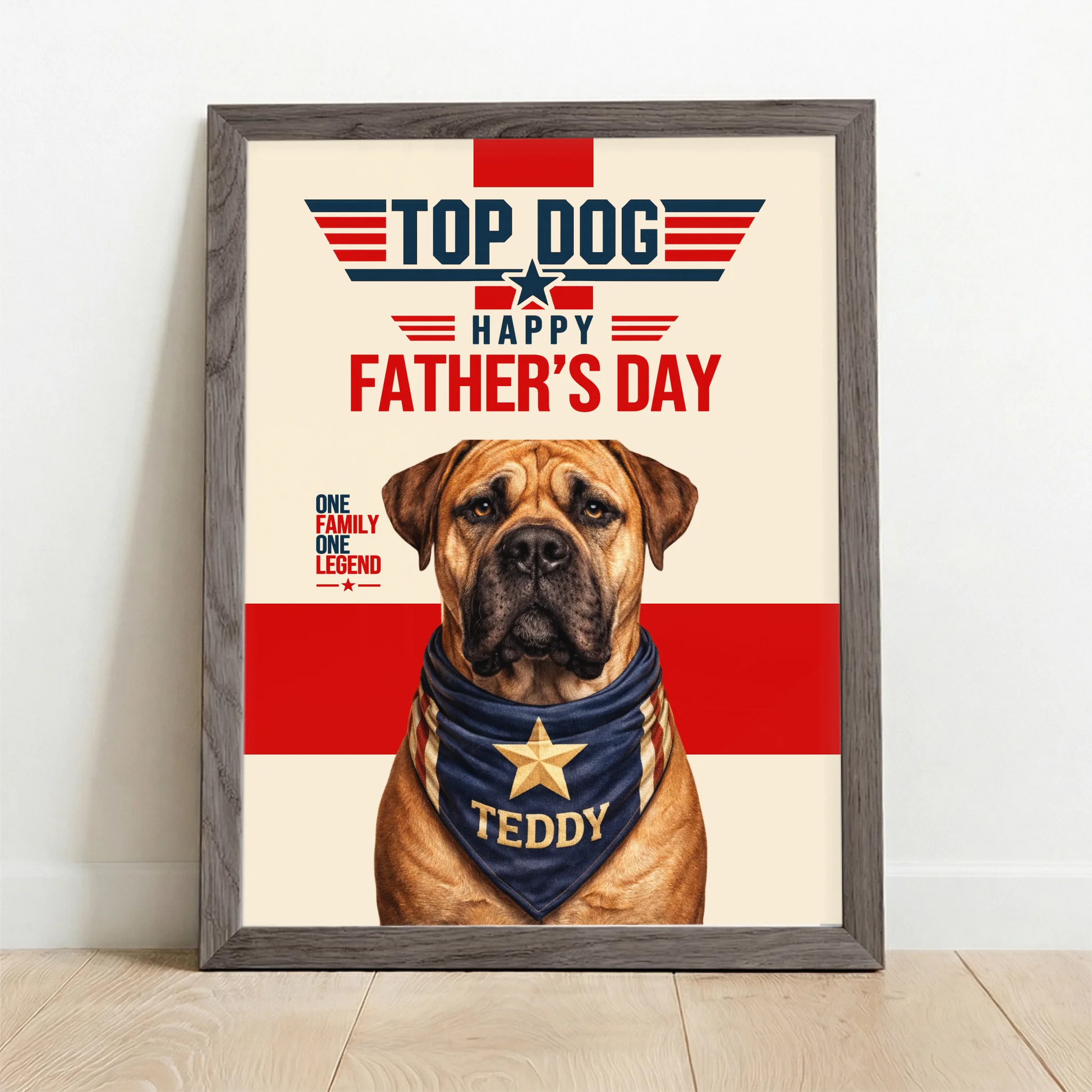 Framed Poster UK oak