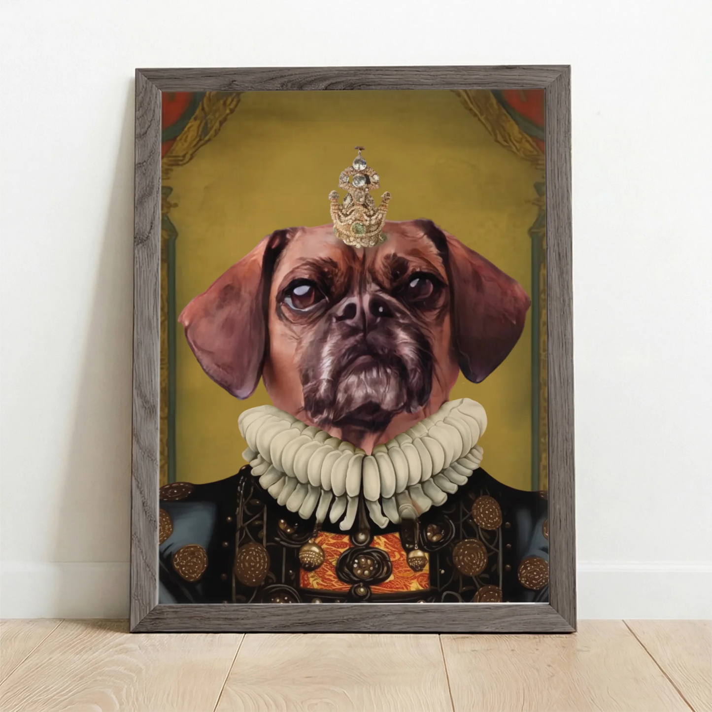 Framed Poster UK oak