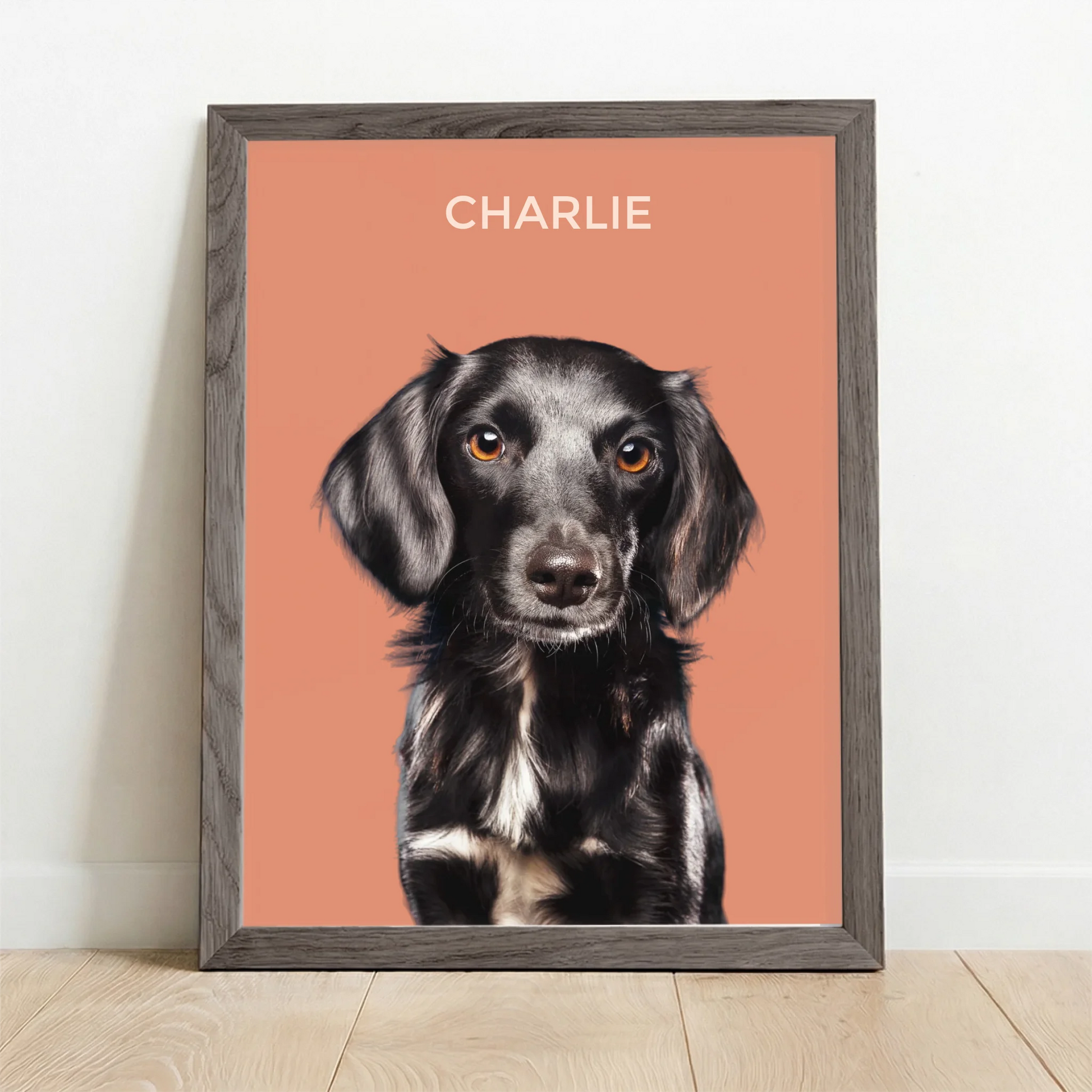 Framed Poster UK oak