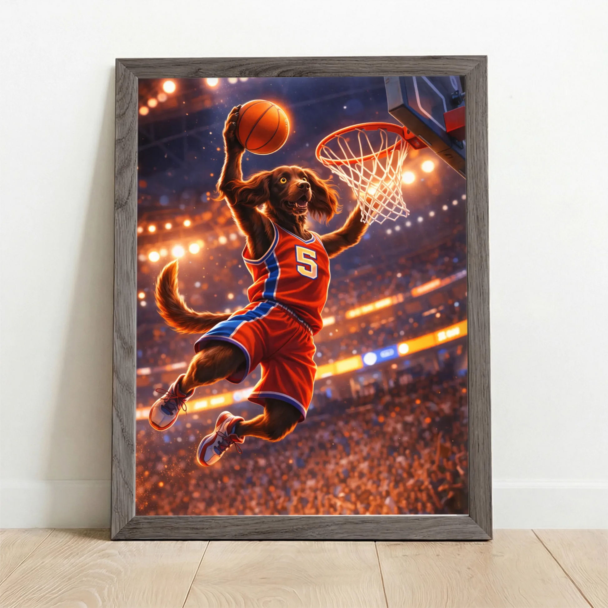 Framed Poster UK oak