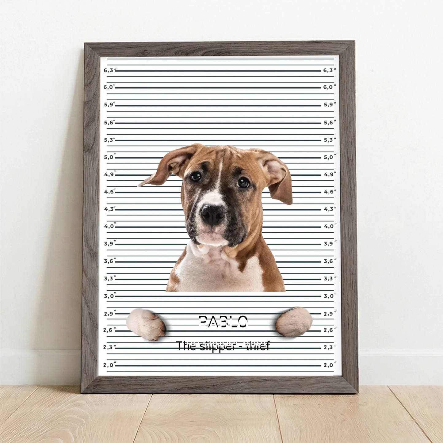 Framed Poster UK oak