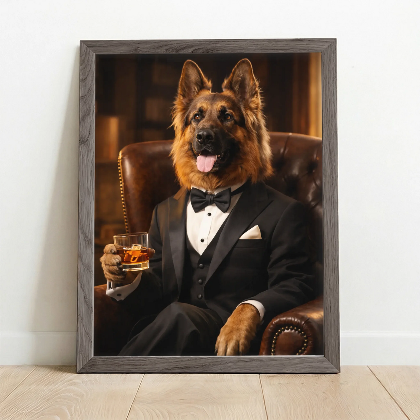 Framed Poster UK oak