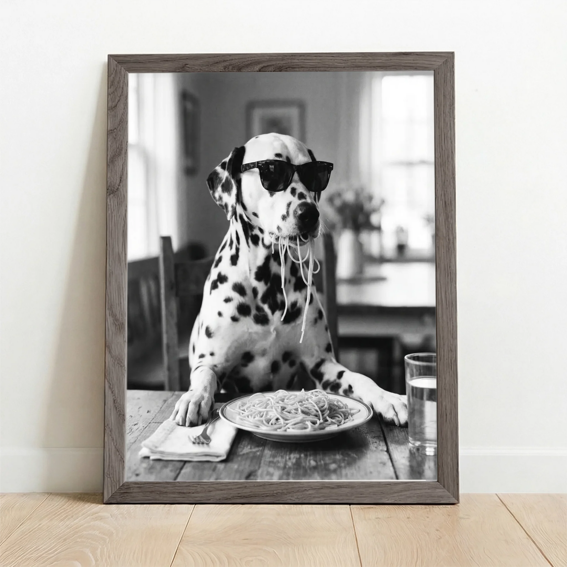 Framed Poster UK oak
