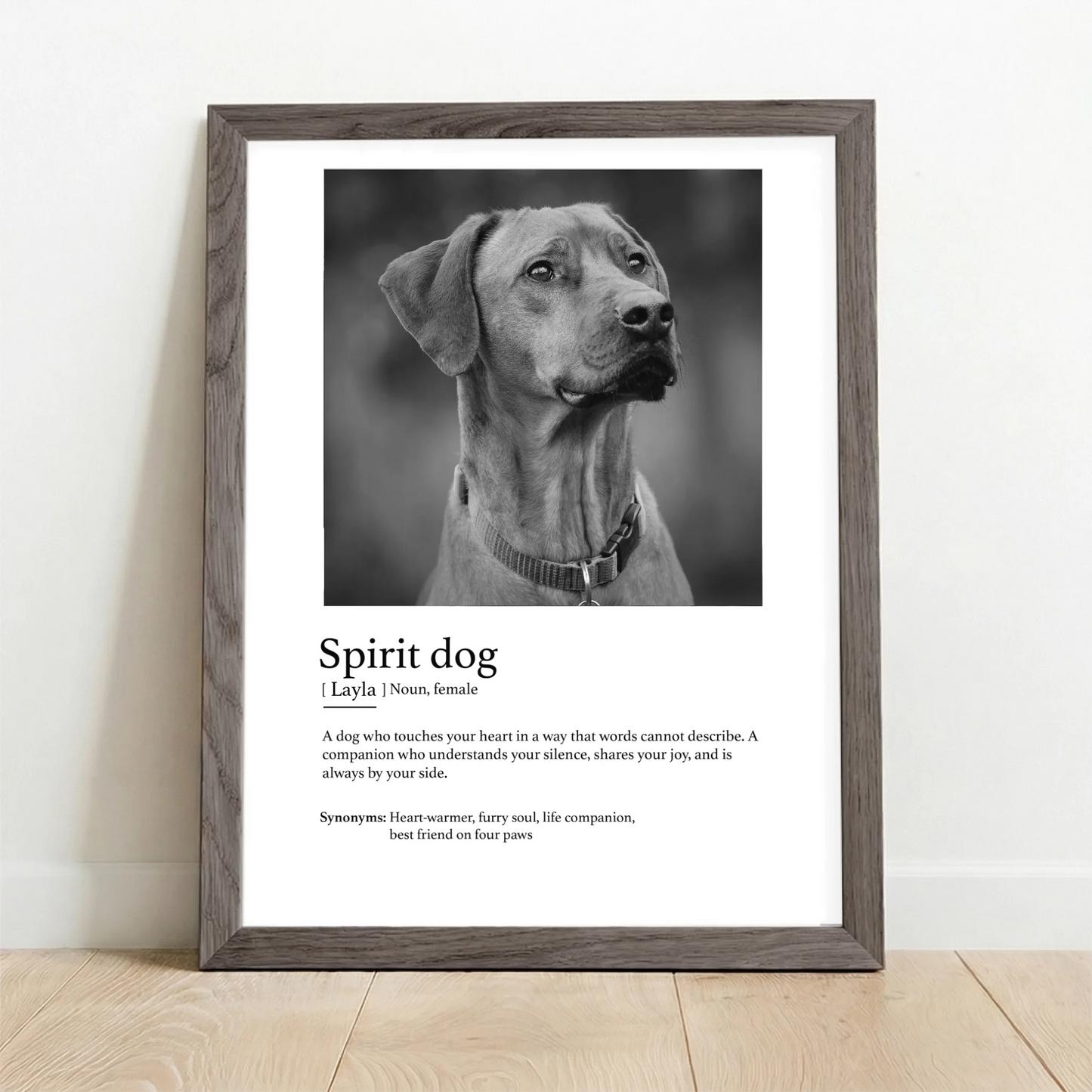 Framed Poster UK oak