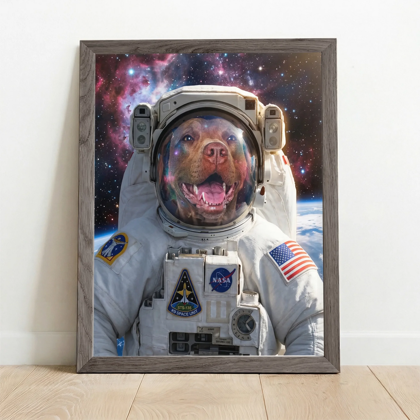 Framed Poster UK oak