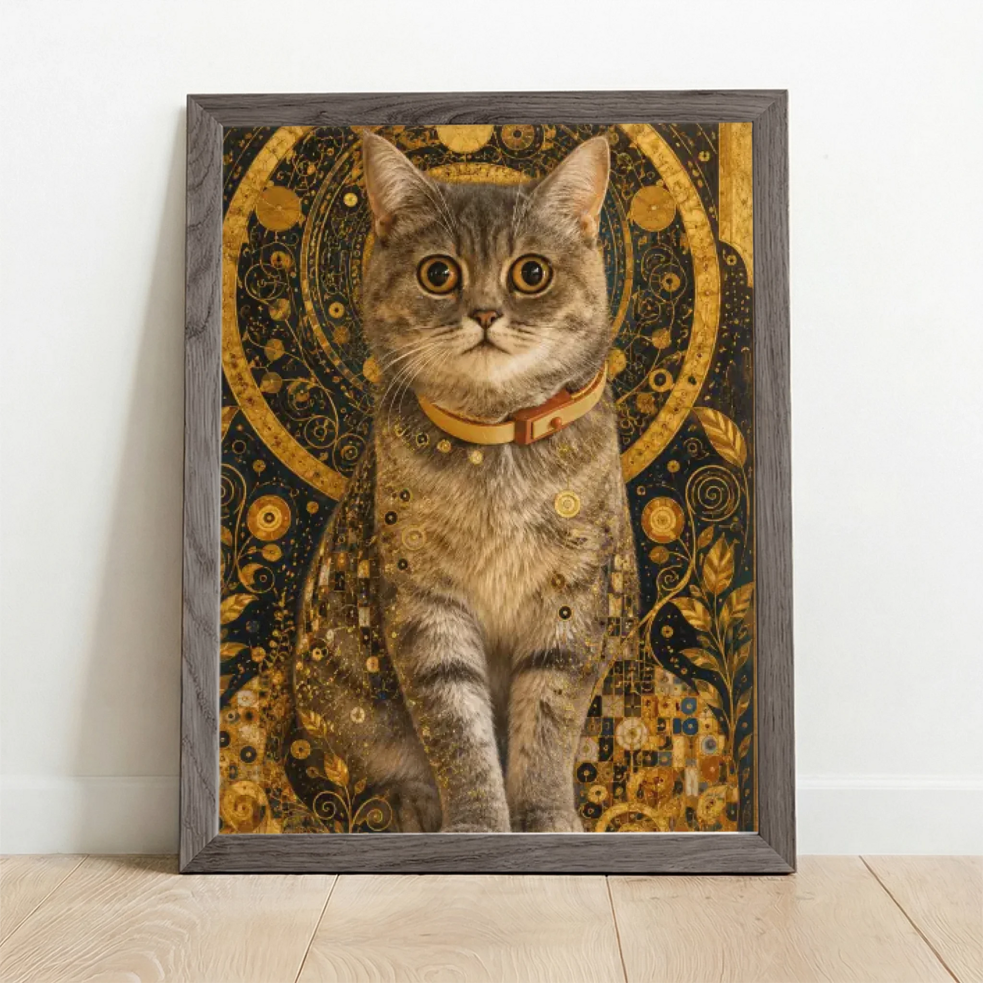 Framed Poster UK oak