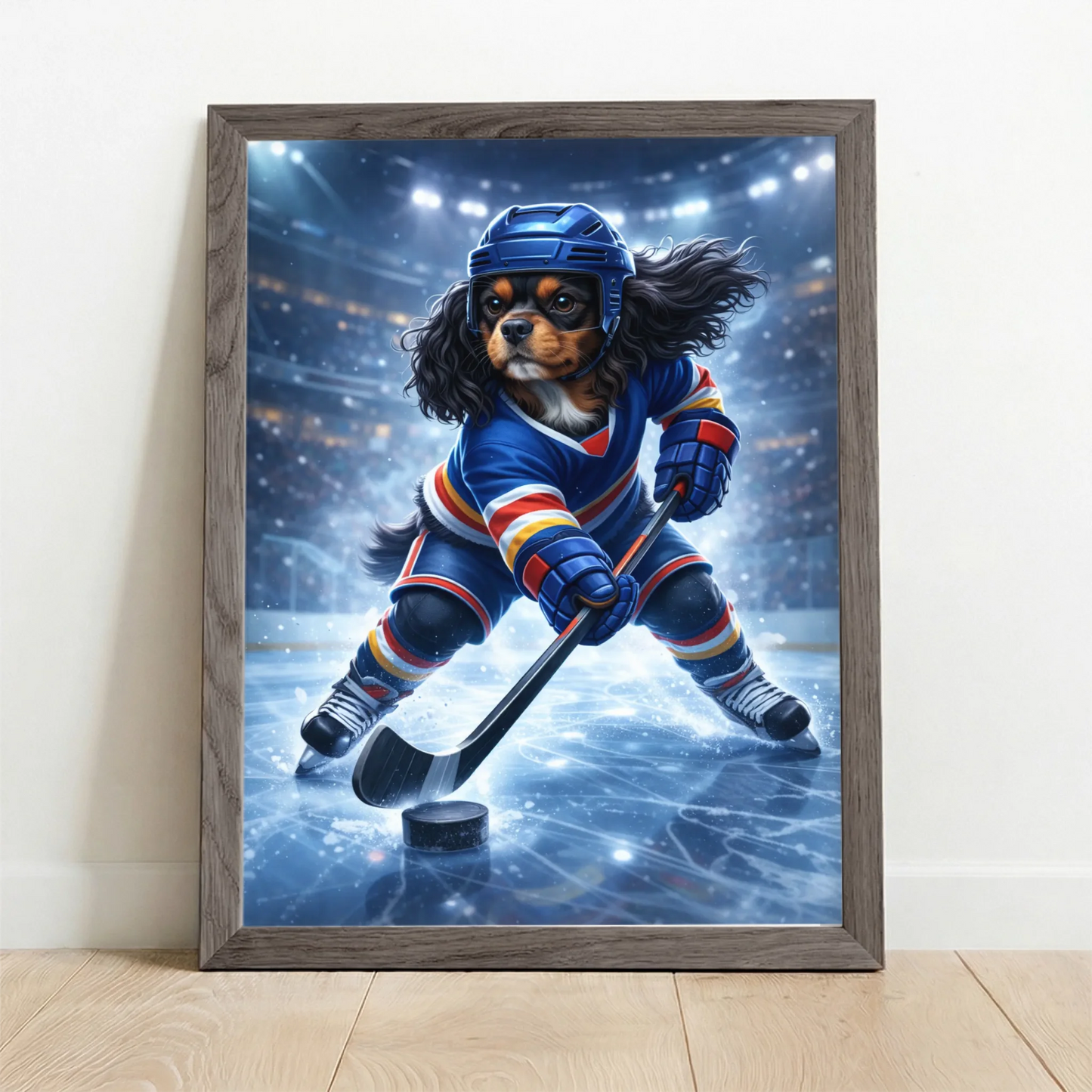 Framed Poster UK oak