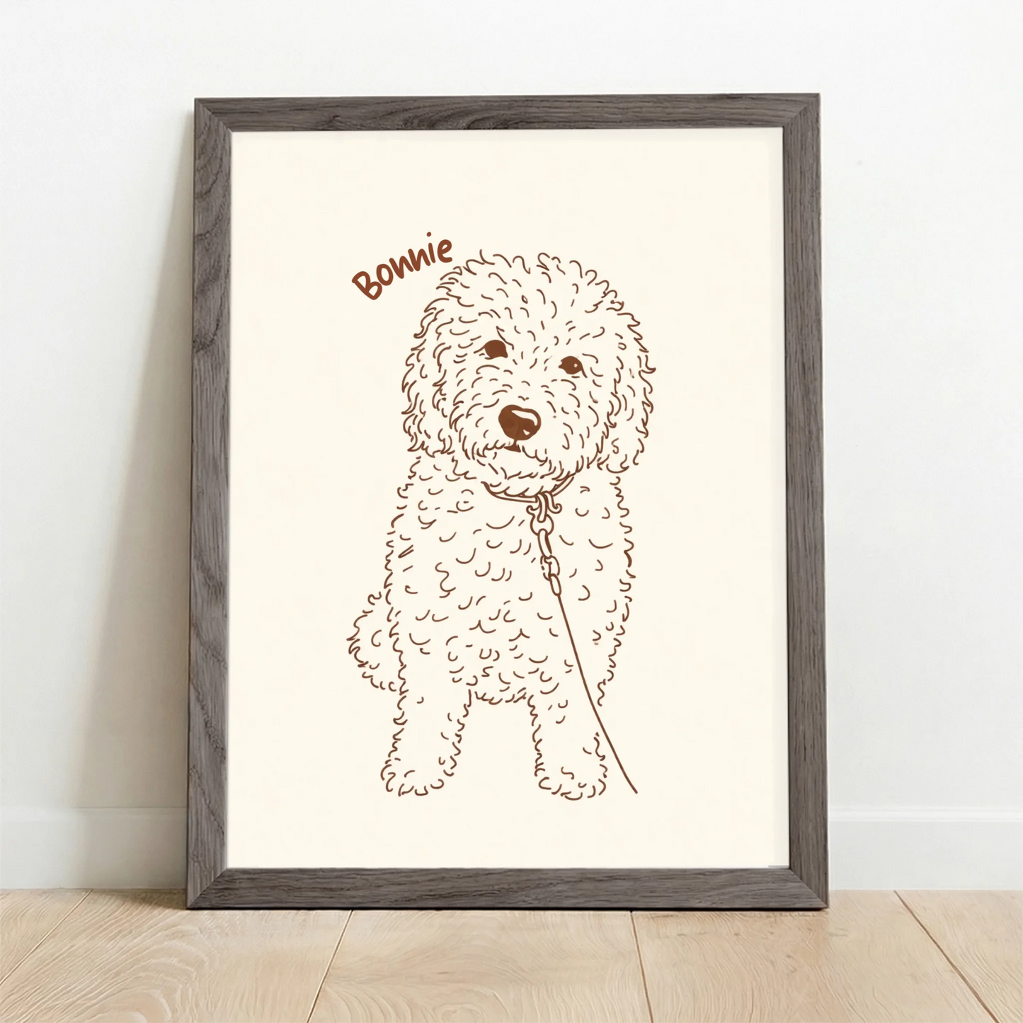 Framed Poster UK oak