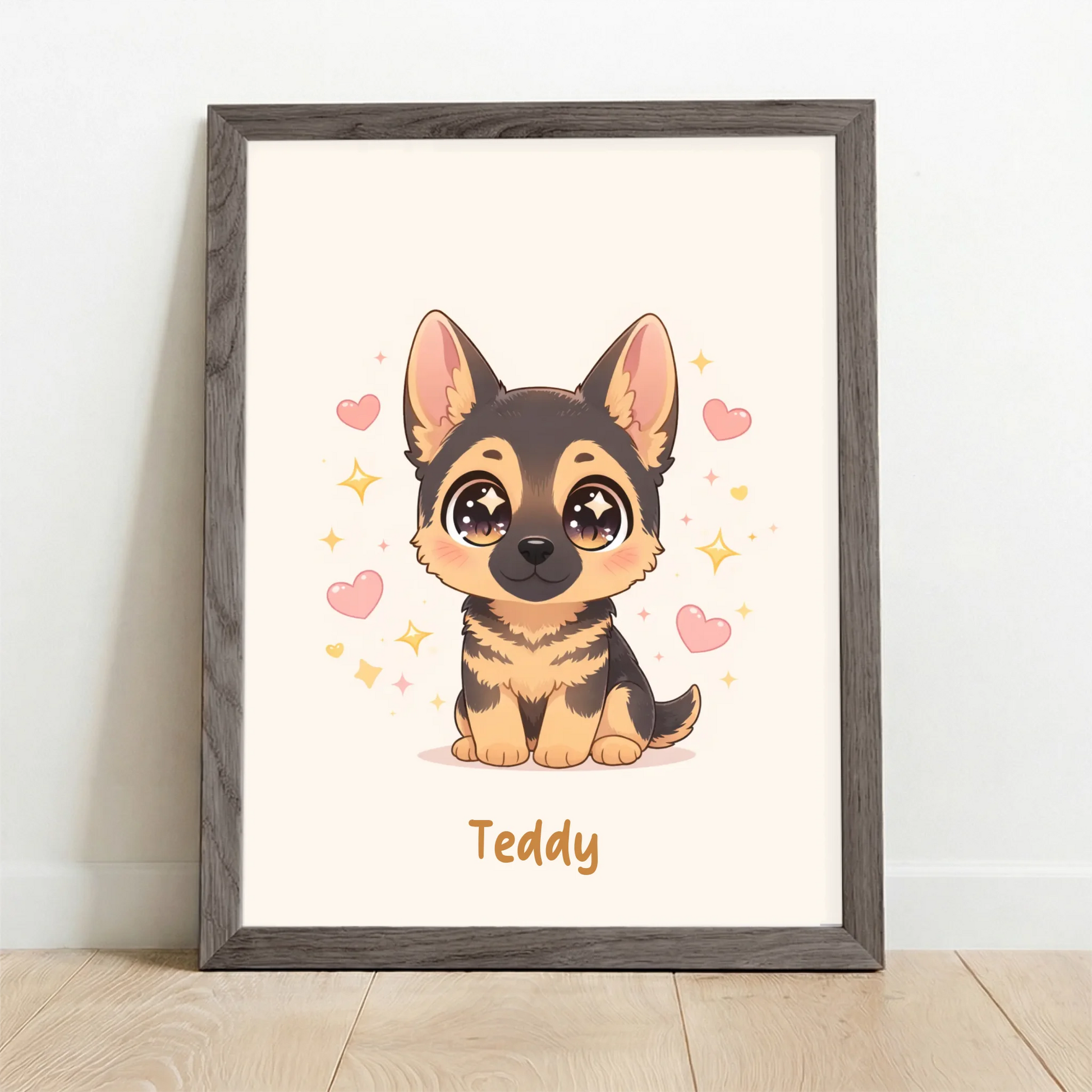 Framed Poster UK oak