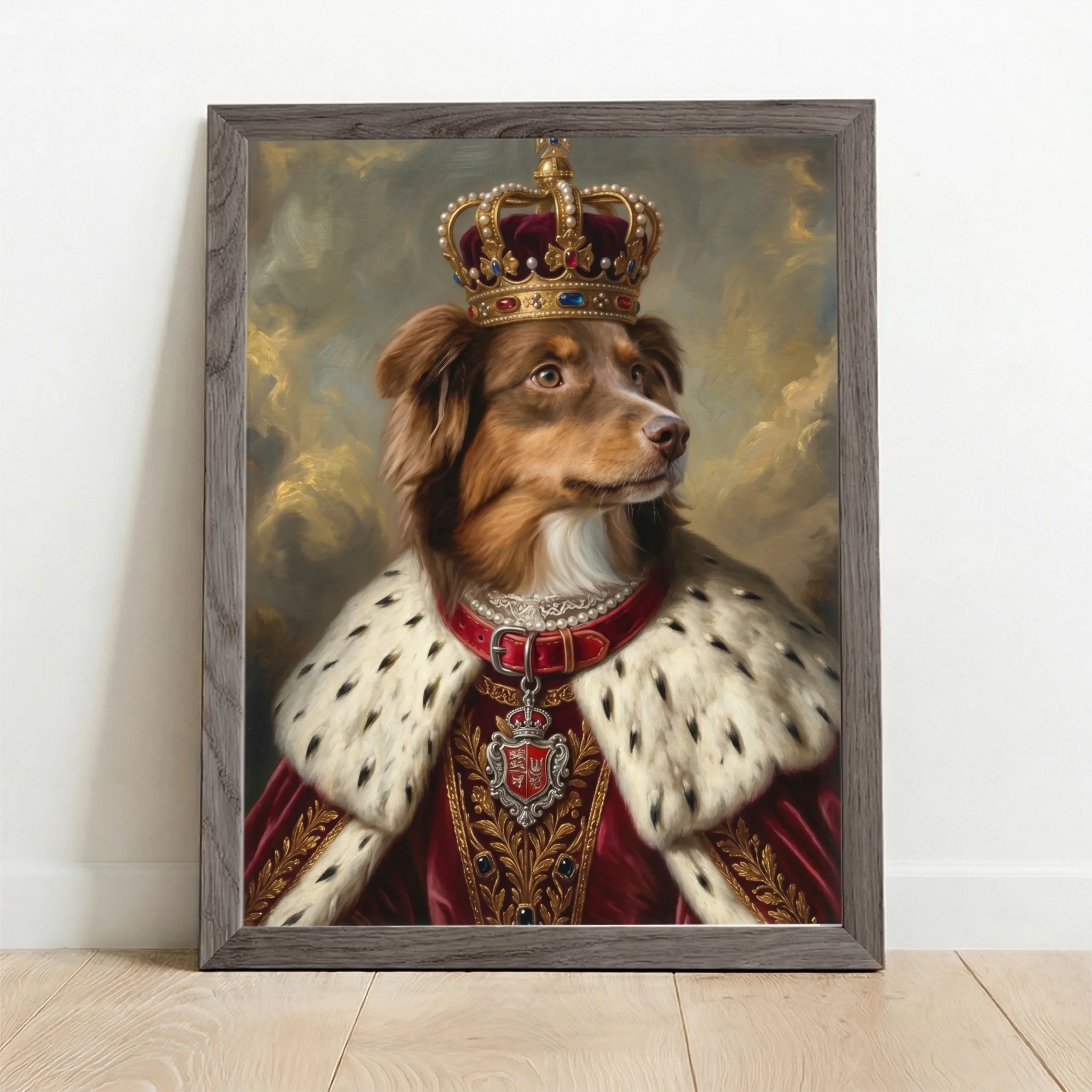 Framed Poster UK oak