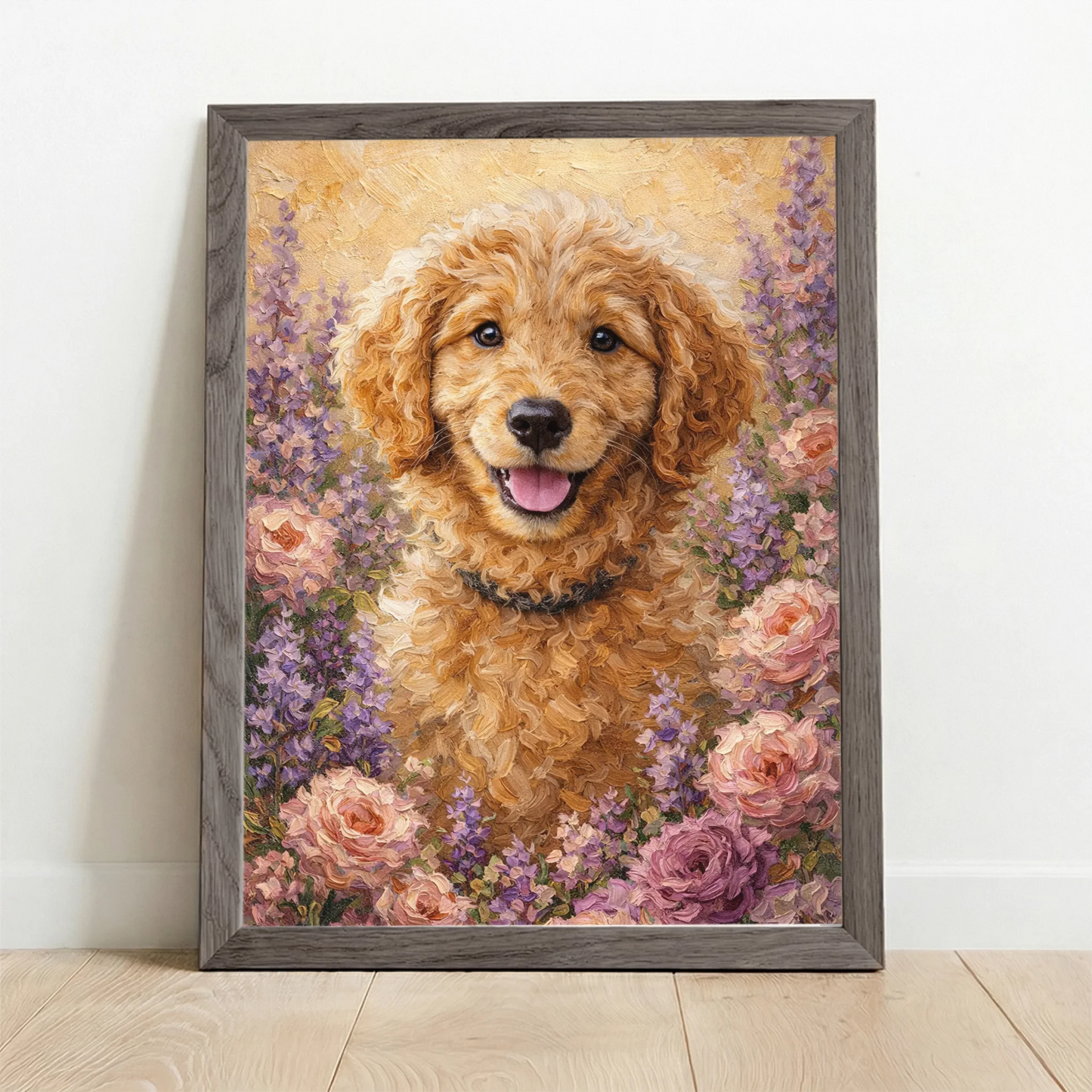 Framed Poster UK oak
