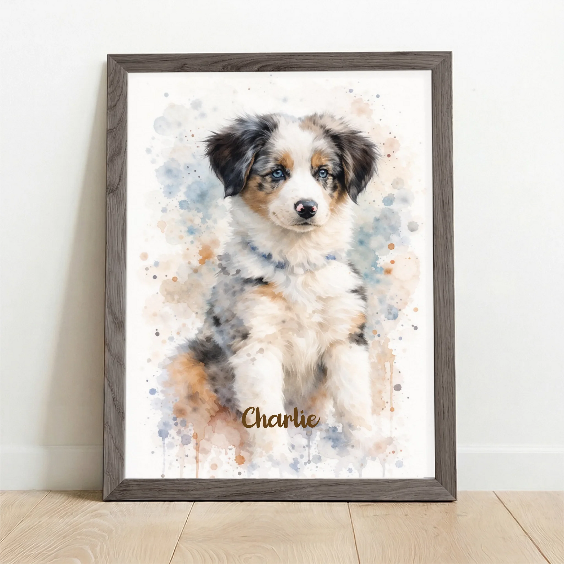 Framed Poster UK oak