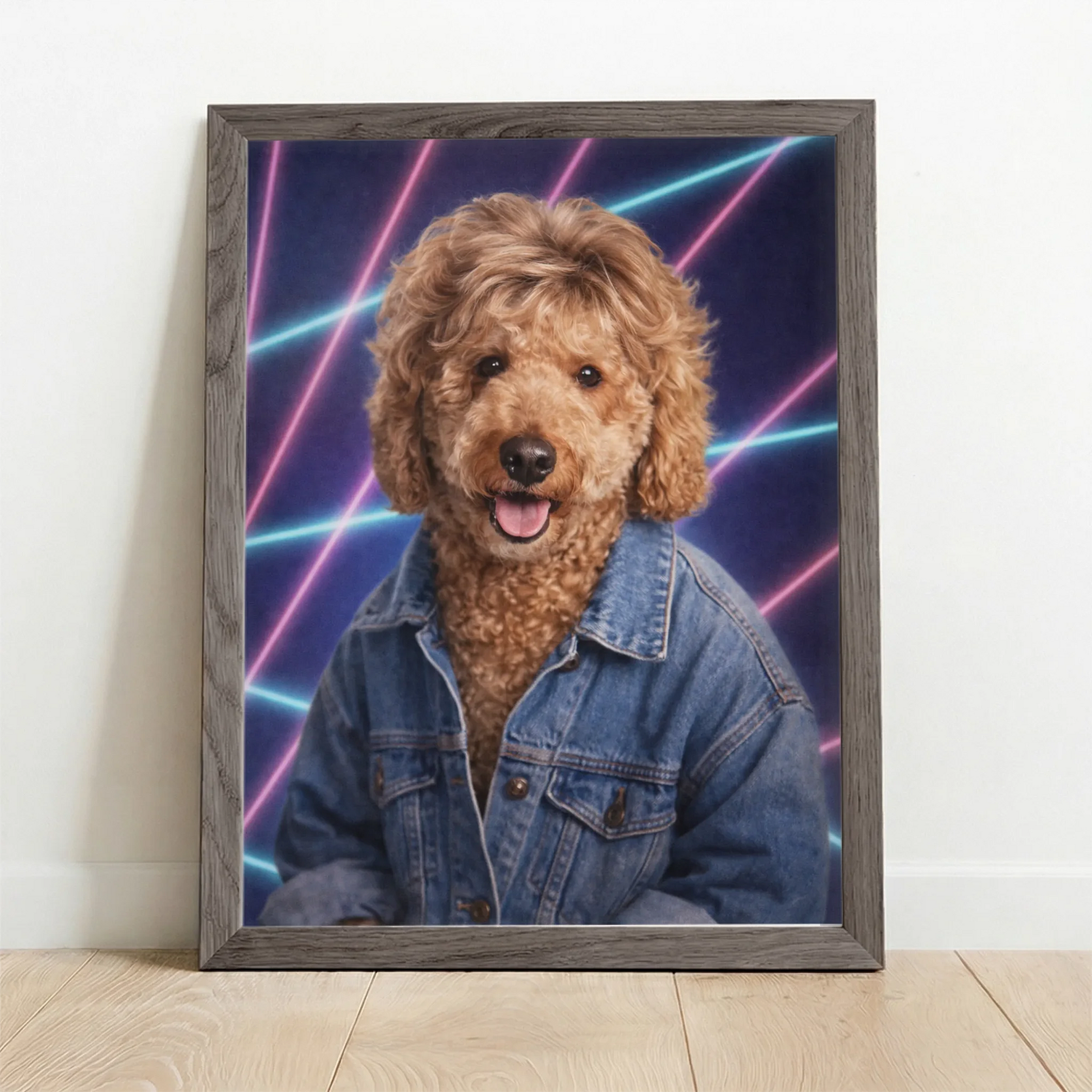 Framed Poster UK oak